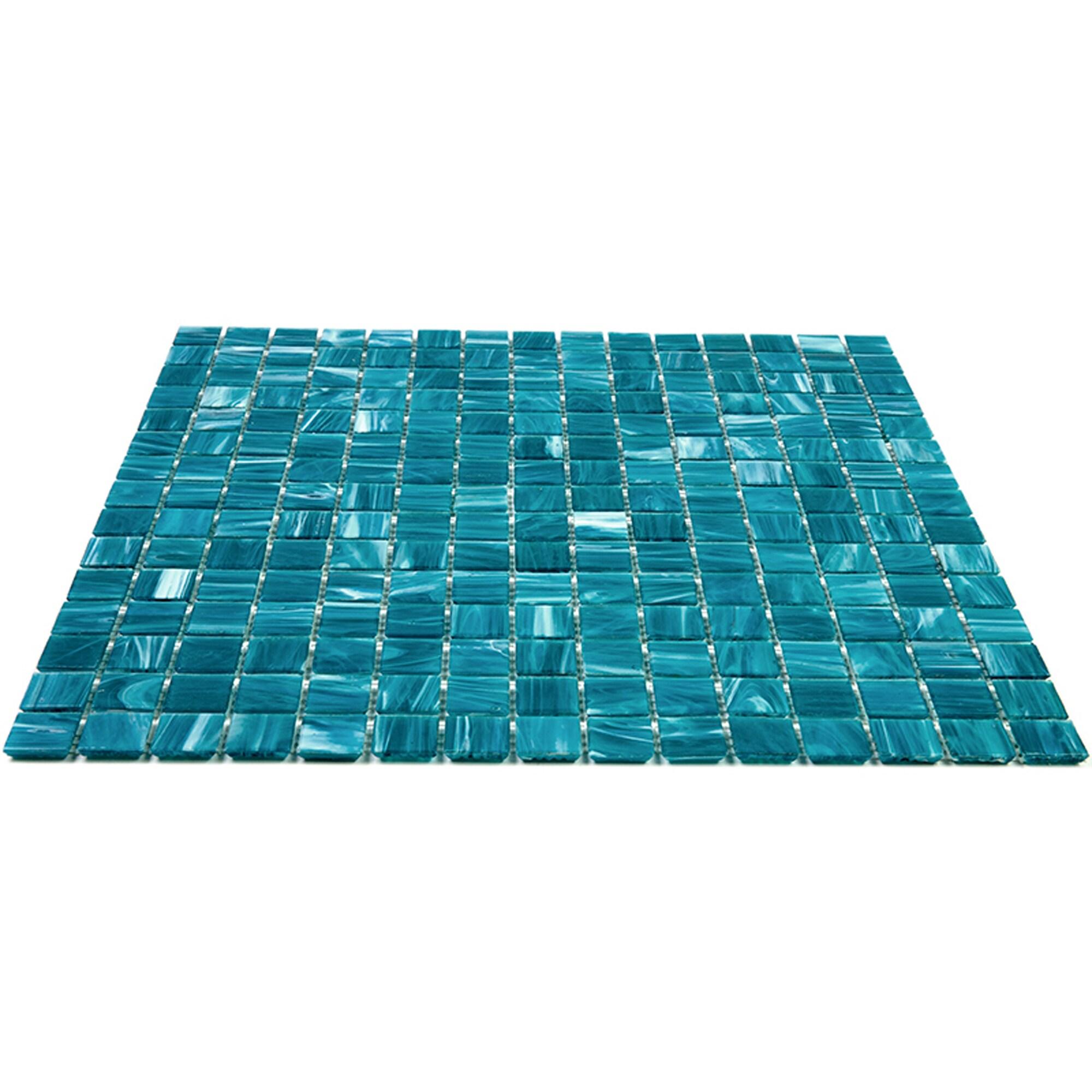 Celestial 0.8" x 0.8" Glass Grid Mosaic Wall & Floor Tile