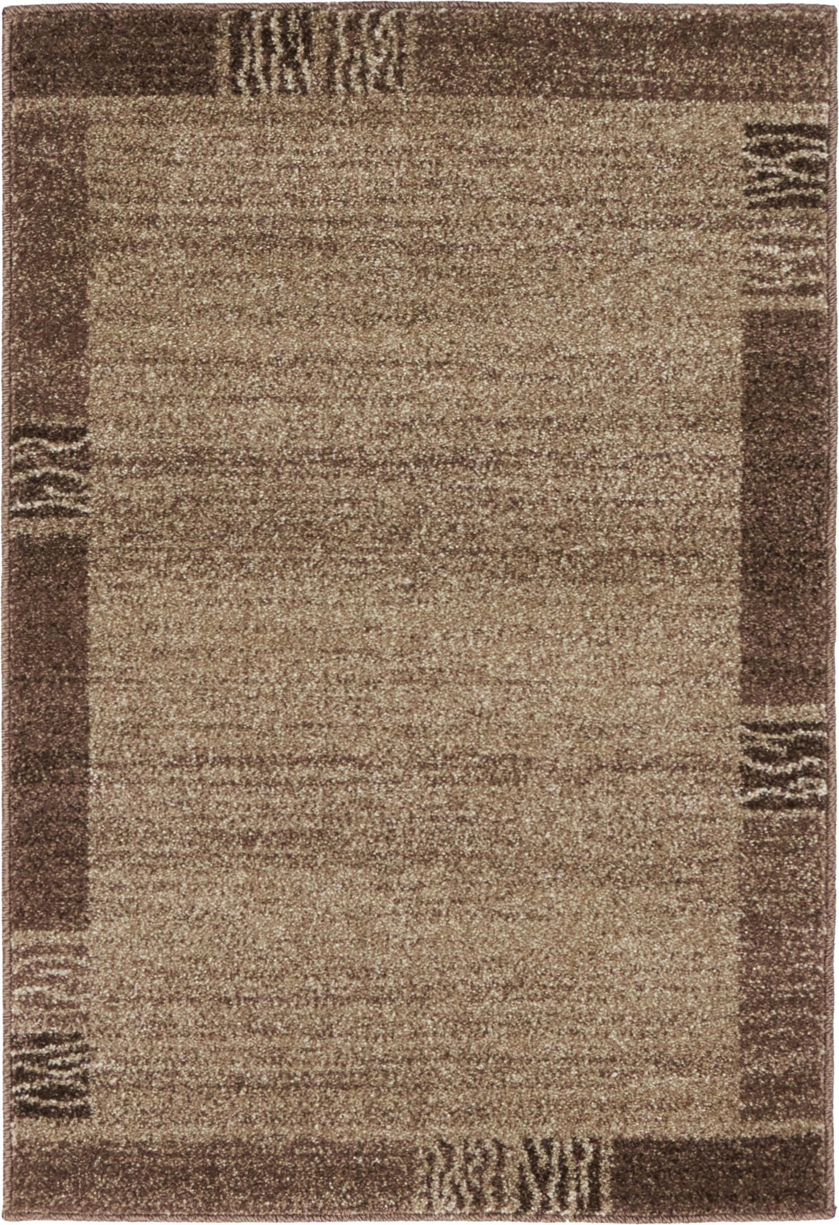 Unique Loom Del Mar Collection Area Rug - Sarah (2' 2" x 3' 1" Rectangle Dark Beige/Brown)