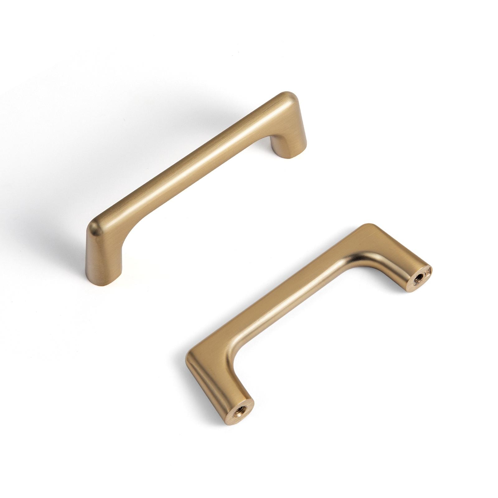 Goo-Ki Champagne Copper Cabinet Pulls with 3.8'' Hole Centers, Zinc Alloy Cabinet Handles for Dresser,Wardrobe,Cupboard- 6 Pack……