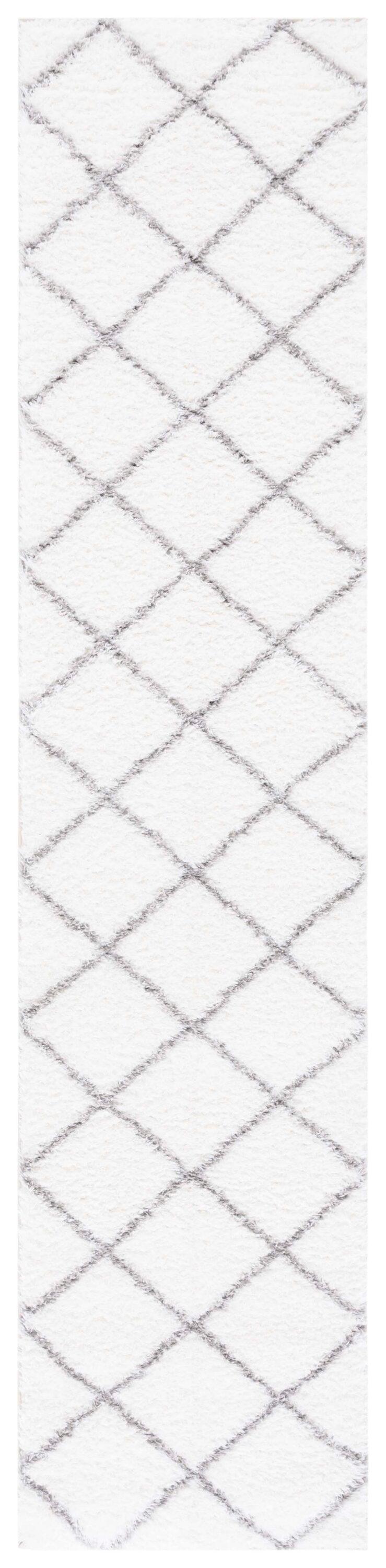 Latitude Run® Tahoe Shag Performance Geometric Rug