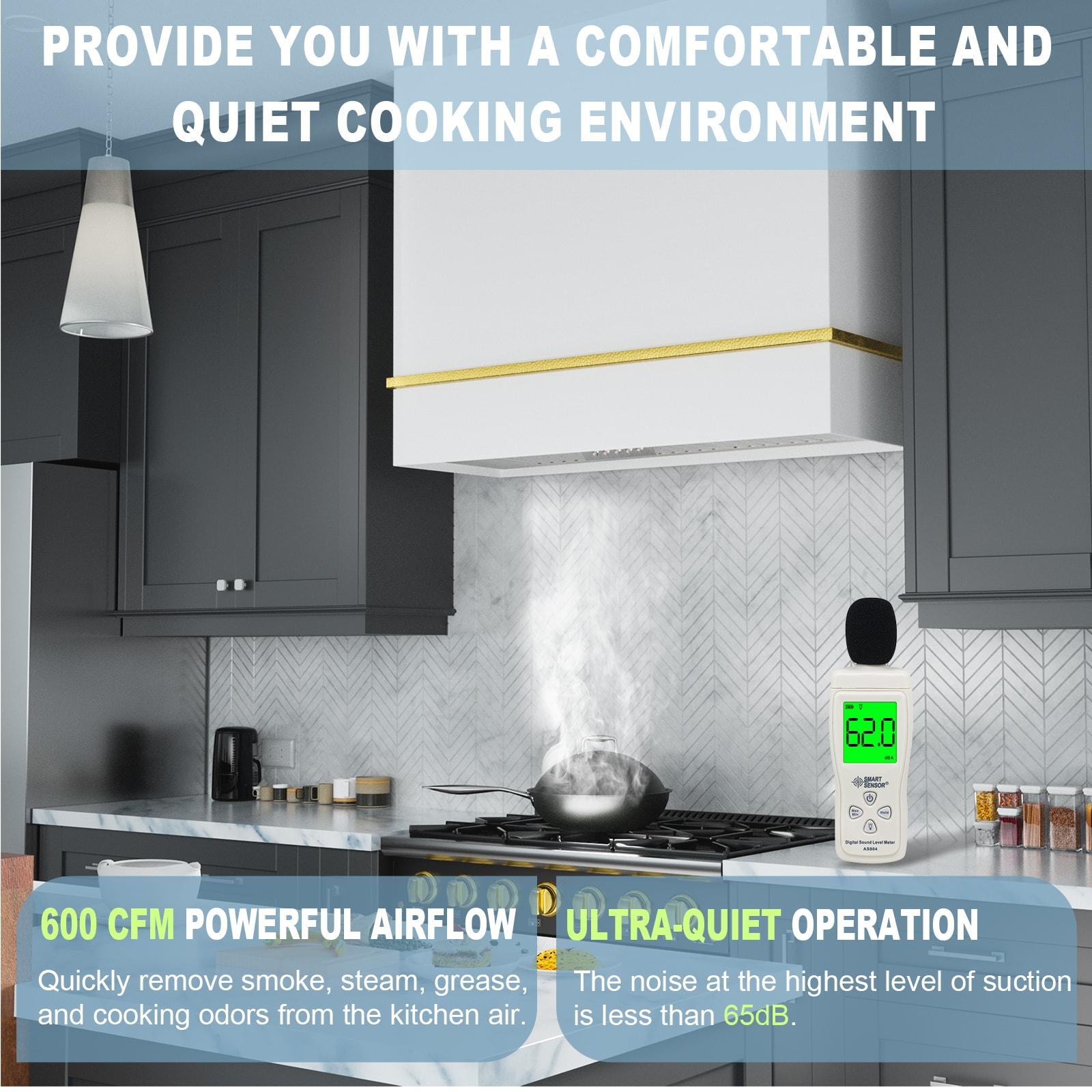 Akicon Akicon 36" 600 CFM Ducted (Vented) Wall Range Hood