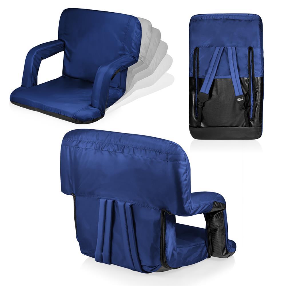 Ventura Reclining Bleacher Seat with Armrests and Back Support