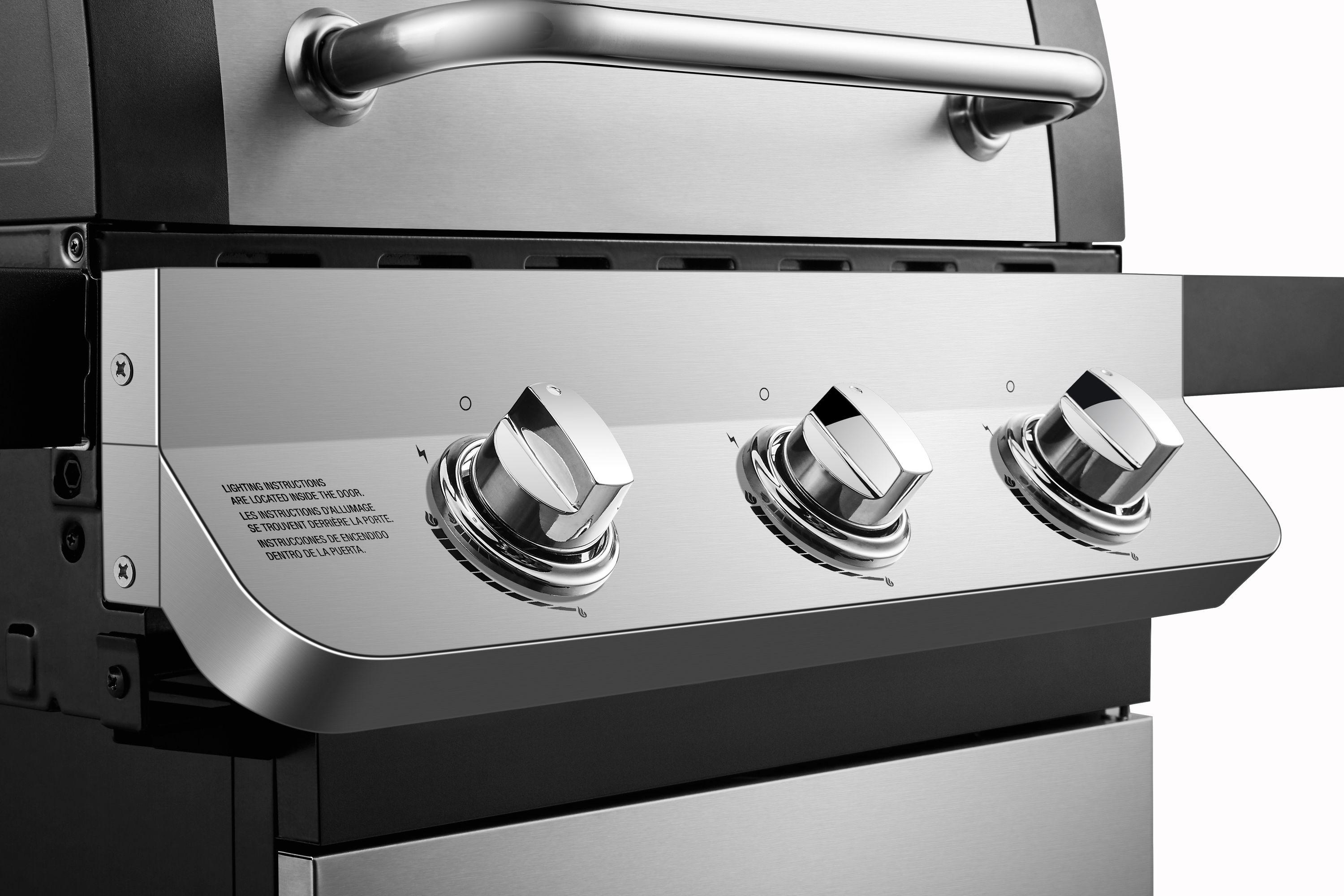 Dyna-Glo 3 - Burner Free Standing 36000 BTU Gas Grill with Cabinet