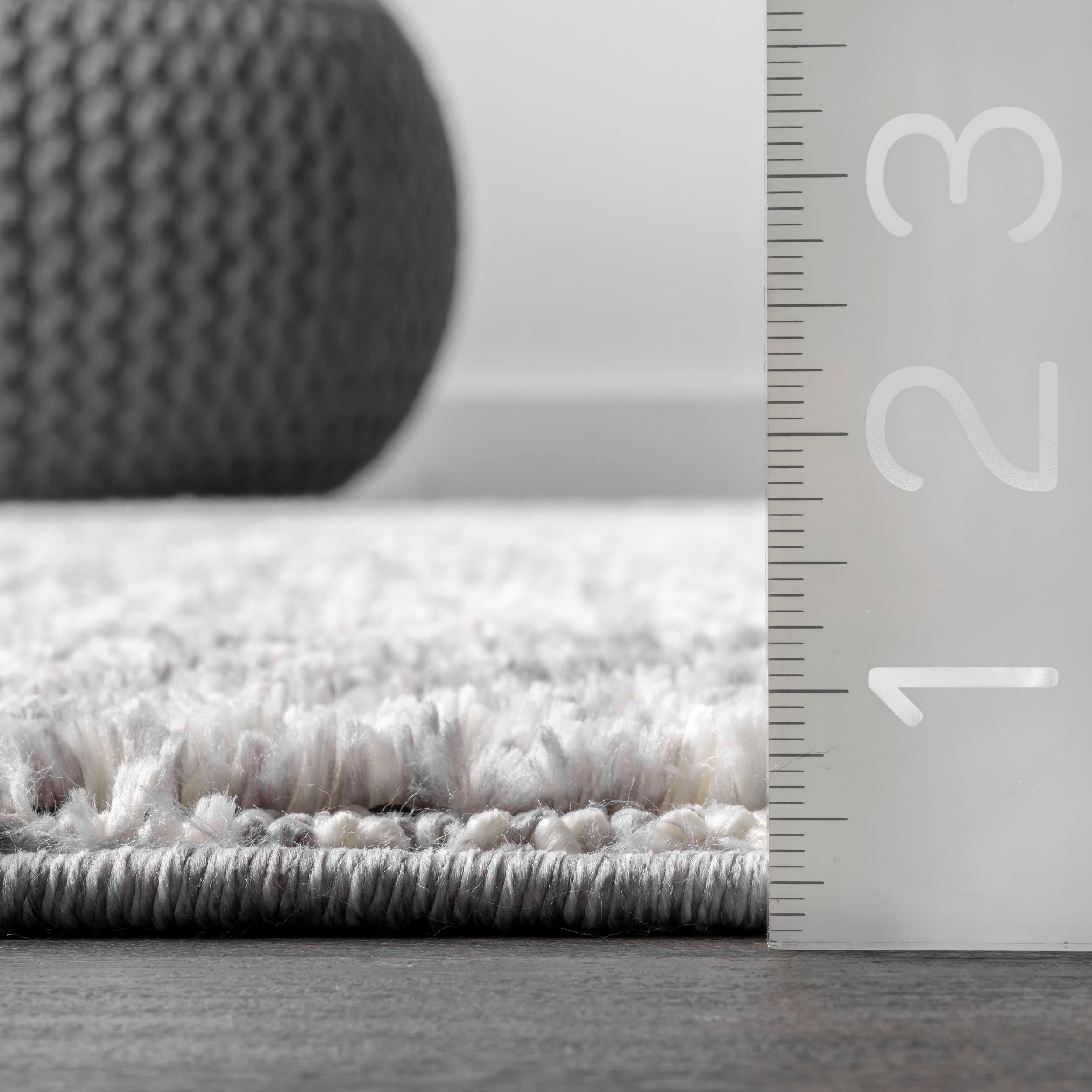 Nuloom Arielle Soft Trellis Textured Tassel Indoor Area Rug, 4' x 6'