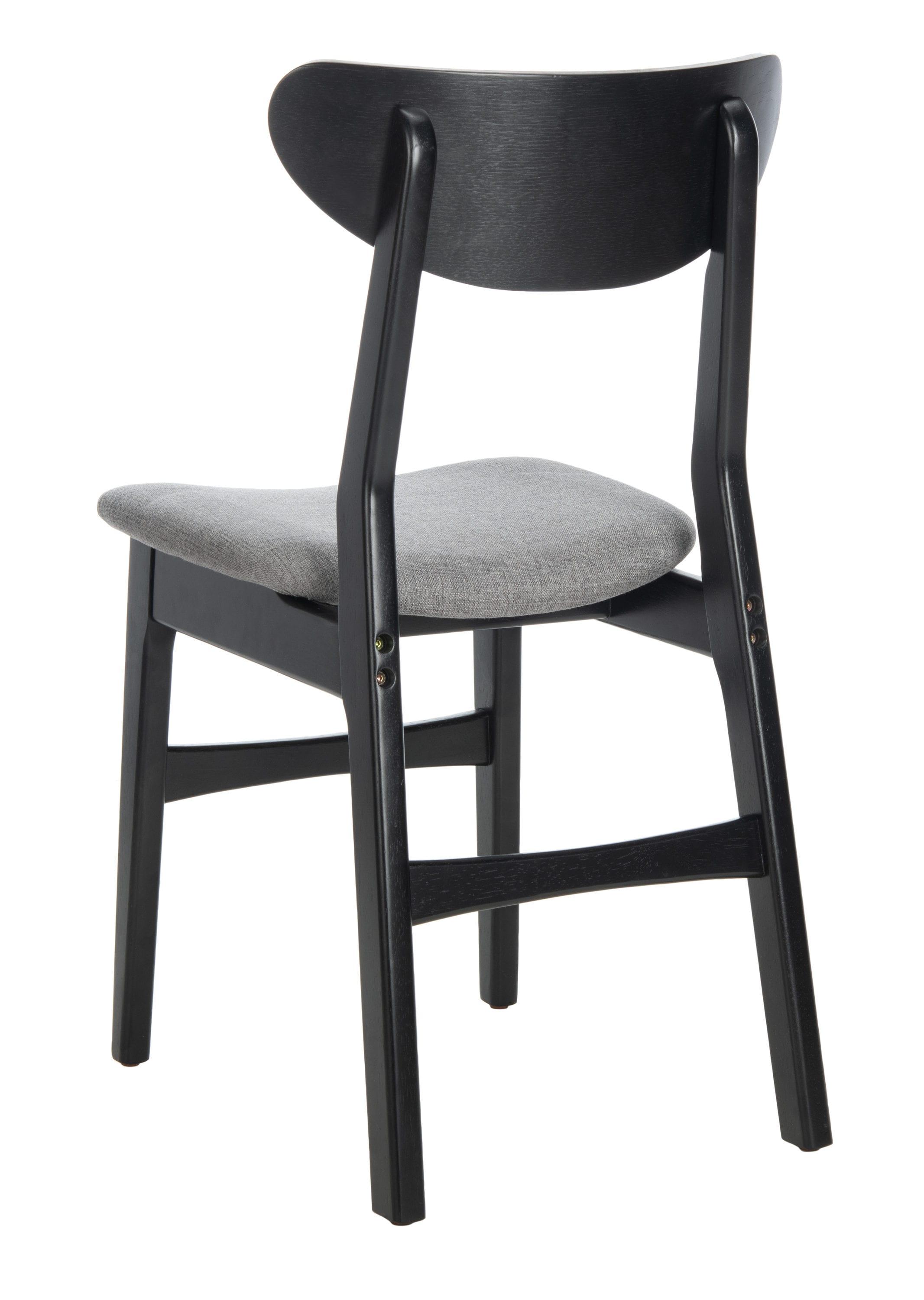Lucca Retro Dining Chair (Set of 2) - DCH1001 - Black/Grey - Safavieh