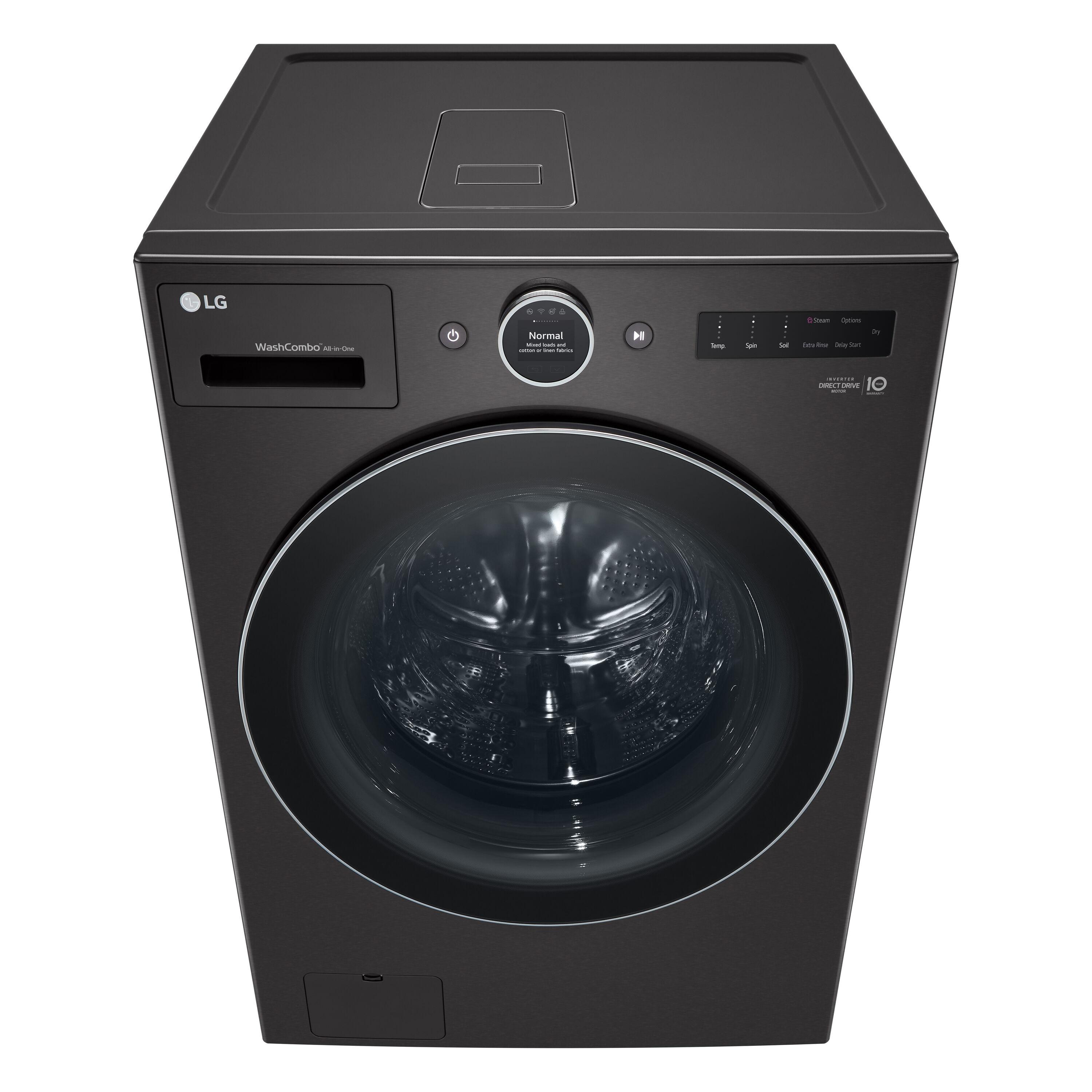 LG LG Ventless Washer/Dryer Combo WashCombo, All-in-One Mega Capacity with Inverter HeatPump, Technology and Direct Drive Motor, 5.0 cu. ft. WM6998HBA