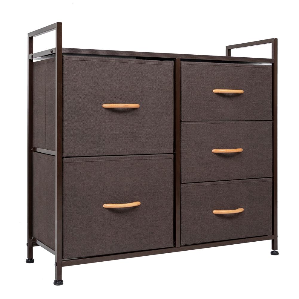 Crestlive Products 6 Drawers Vertical Dresser for Bedroom Storage Tower with Wood Top White