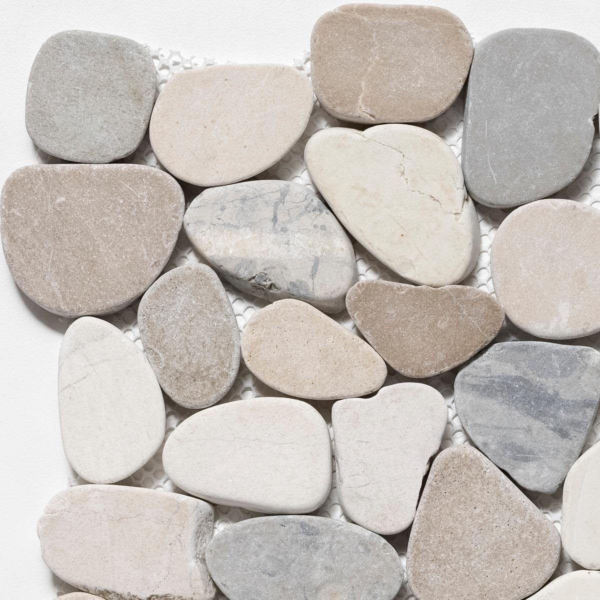 Sliced Pebble Mosaic Wall & Floor Tile