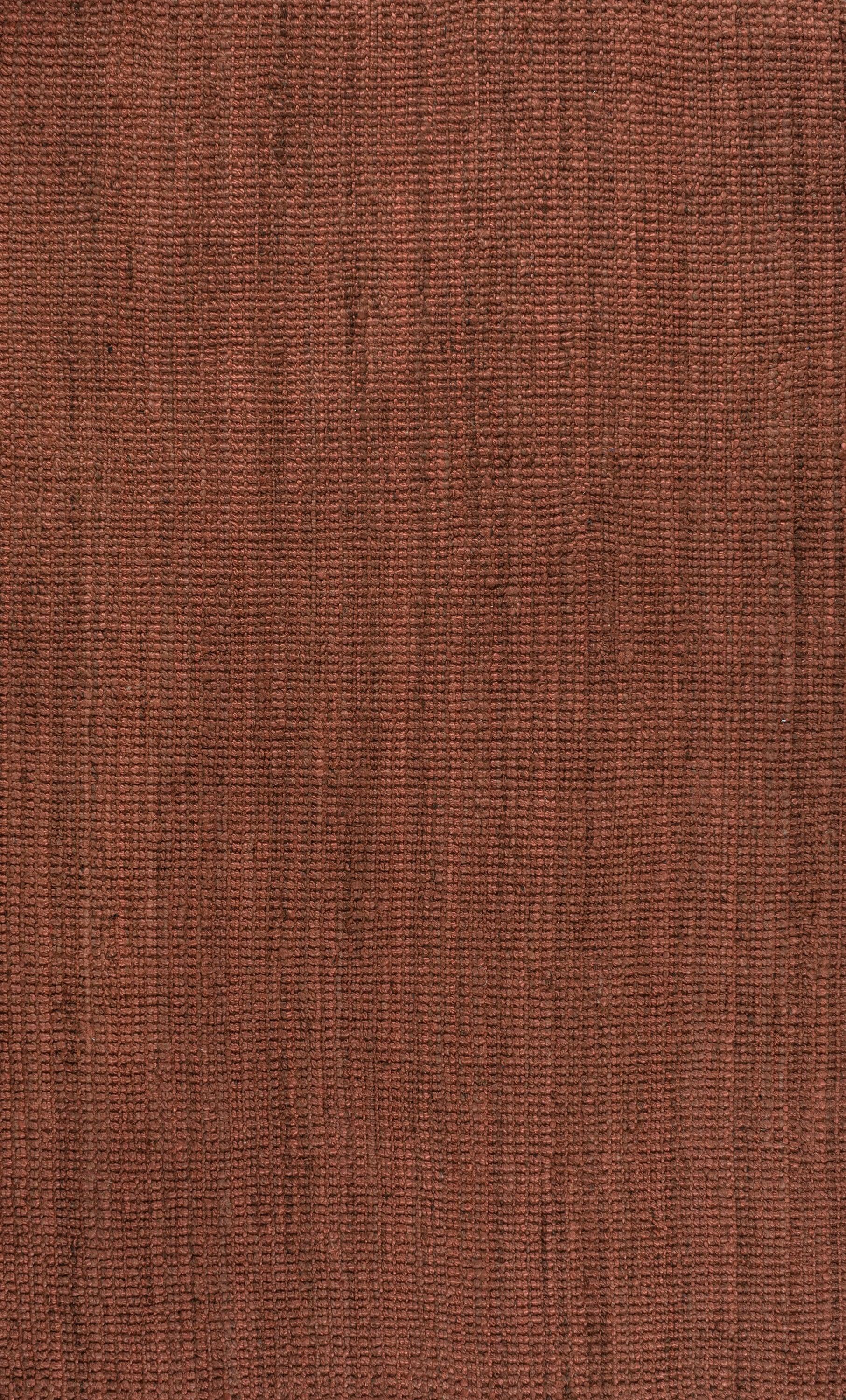 Pata Hand Woven Chunky Jute Terracotta 4 ft. x 6 ft. Area Rug - JONATHAN Y