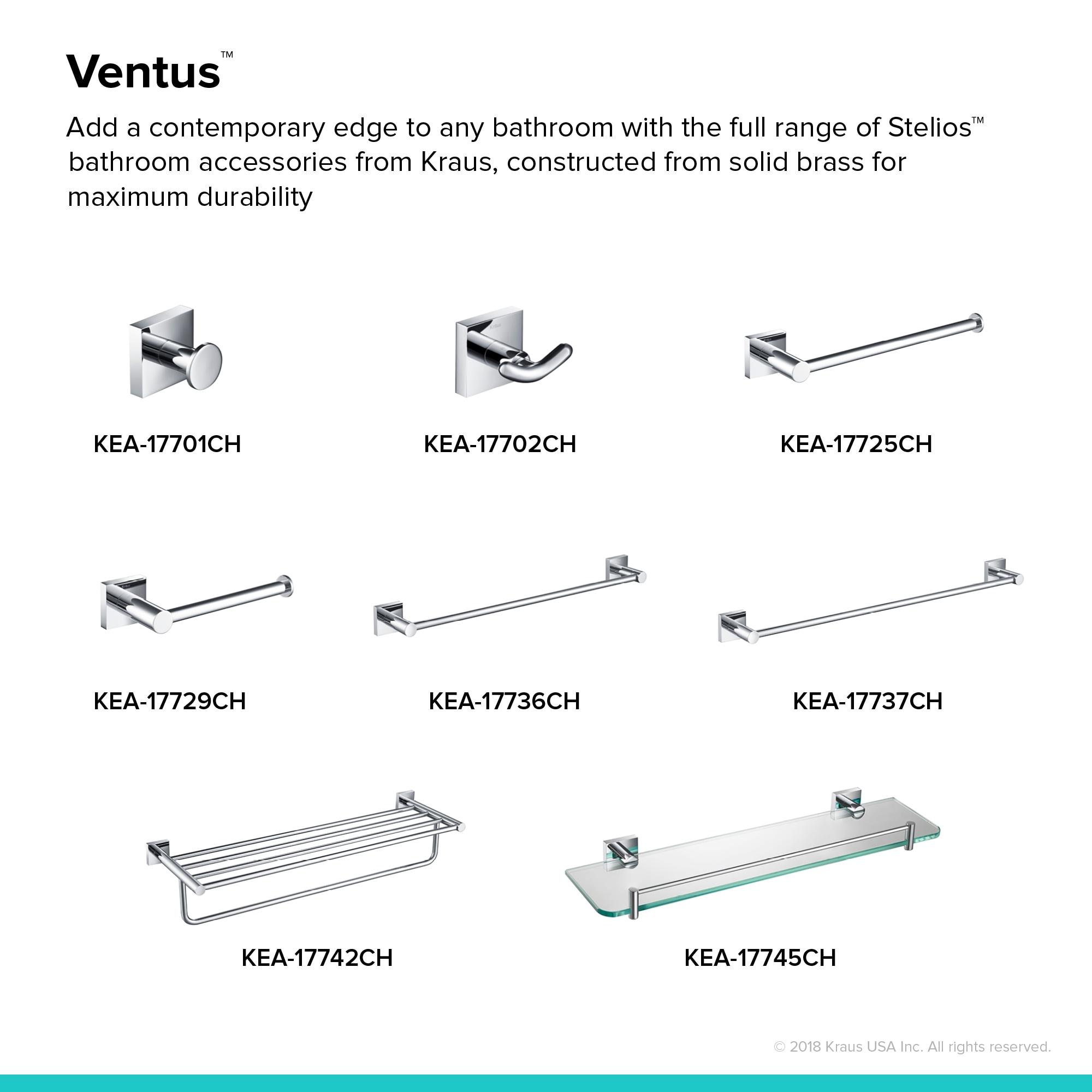Ventus Bathroom Wall Mount Toilet Paper Holder