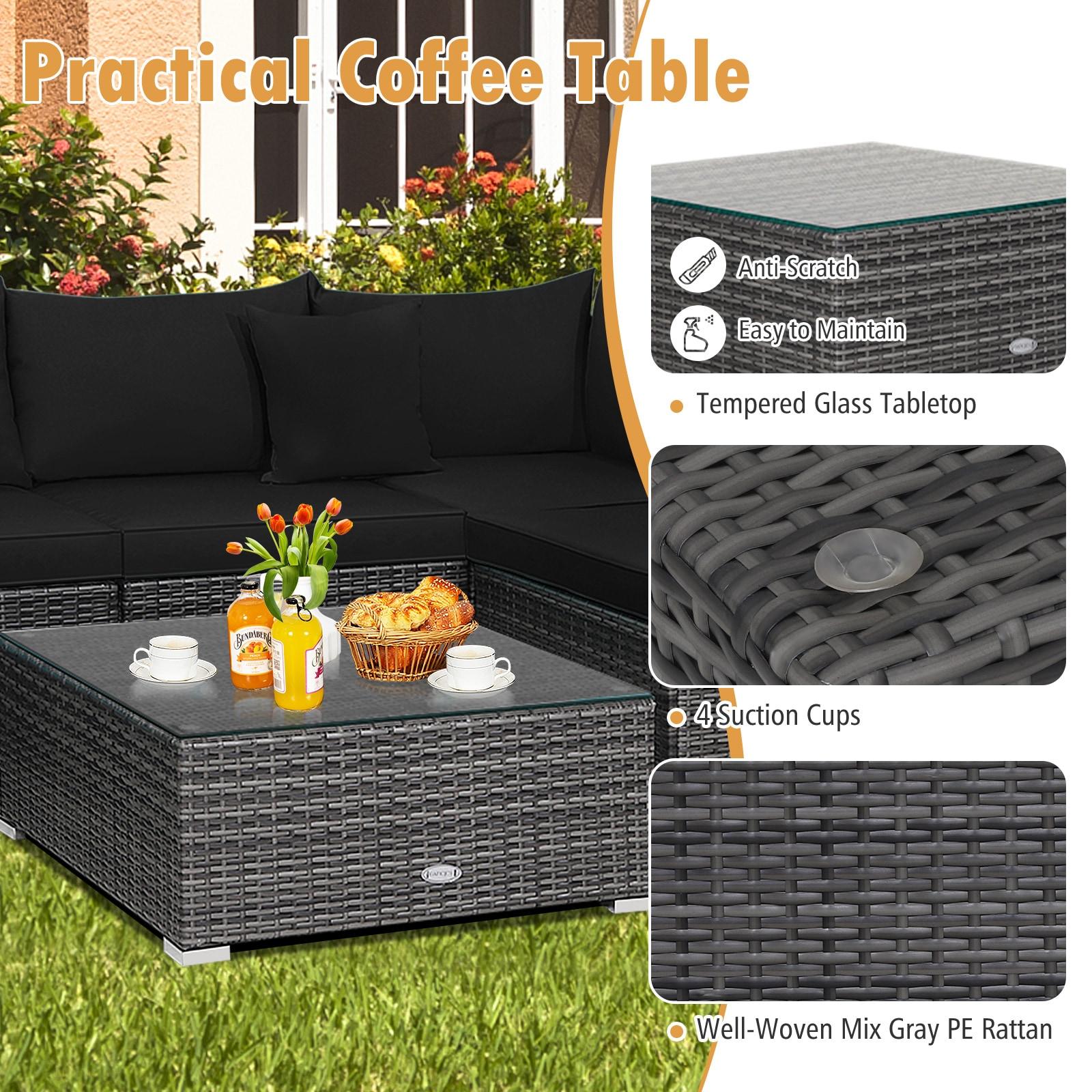 Costway 6 - Person Seating Group with Cushions & Reviews | Wayfair