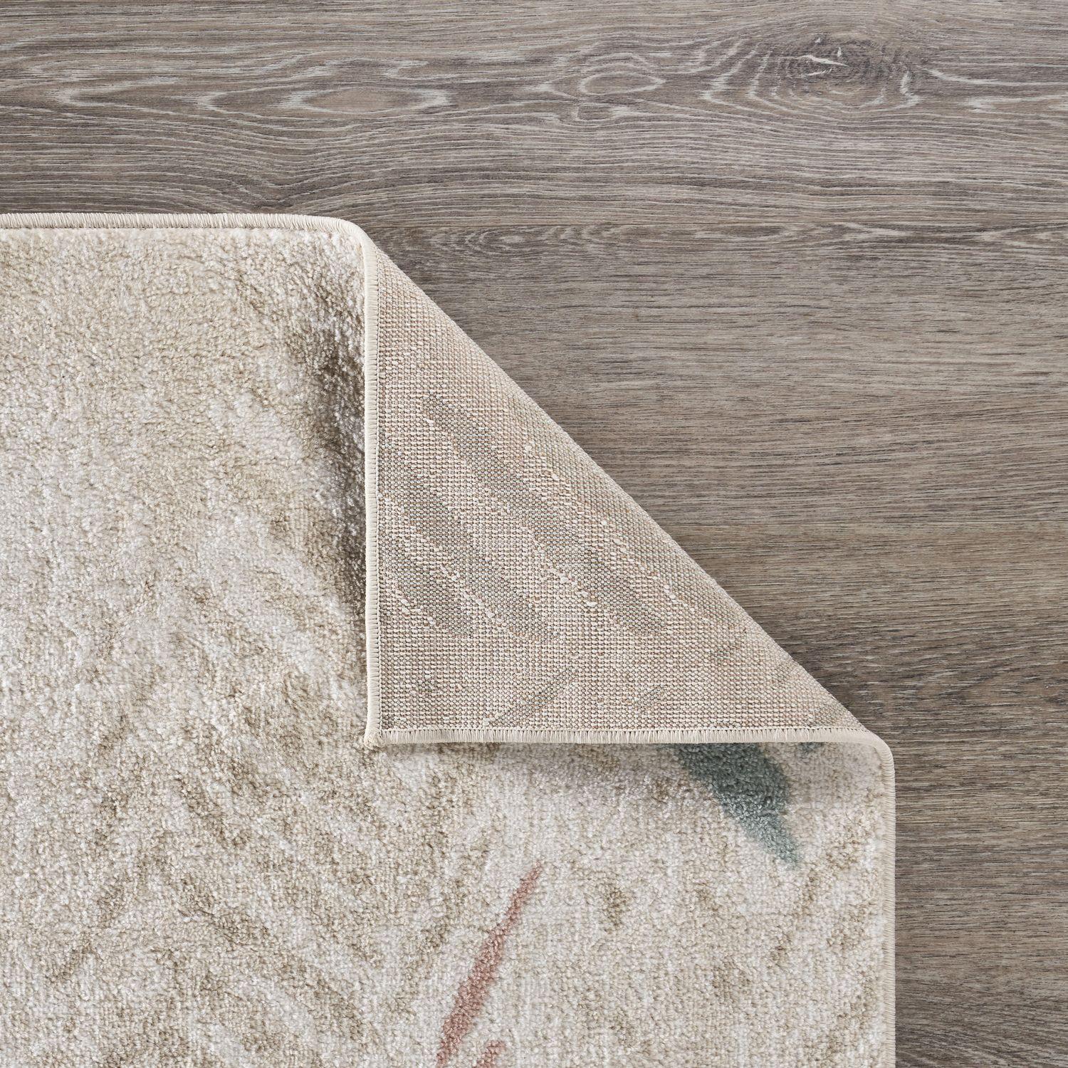 Ox Bay Arrows Distressed 5x8 Multi-color Chevron Herringbone Area Rug