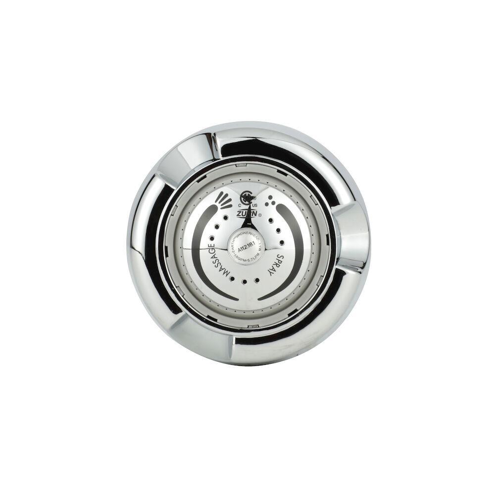 Polished Chrome Dual Function Wall Mounted Showerhead