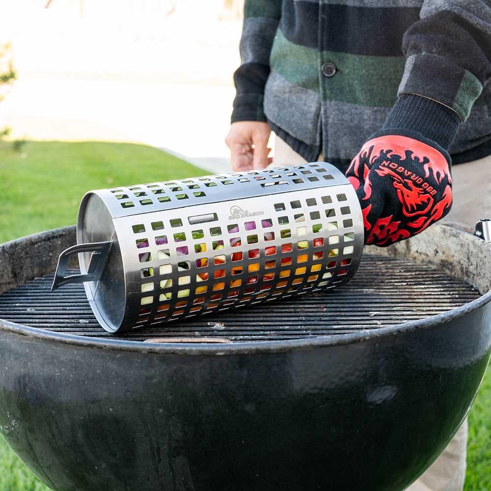 BBQ Dragon Metal Grill Basket