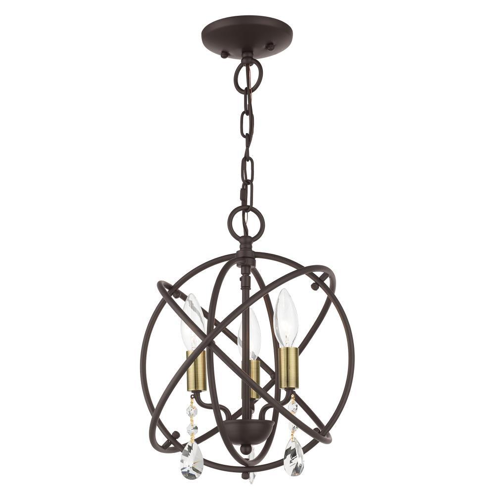 Livex Lighting Aria 3 - Light Chandelier in  Bronze