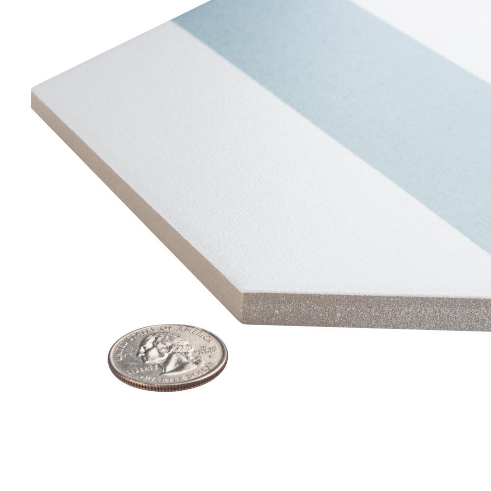 Porto 9" x 10" Porcelain Patterned Wall & Floor Tile