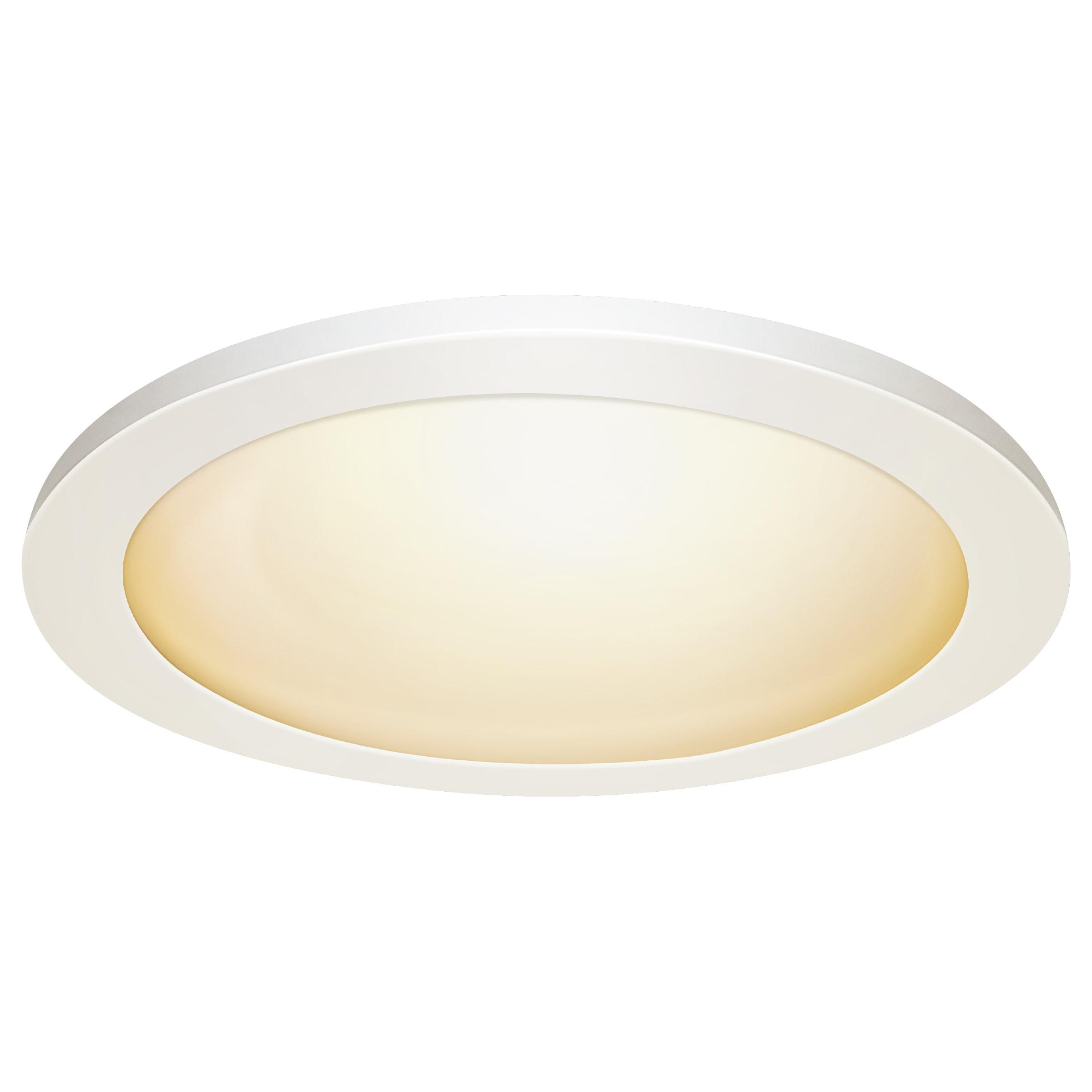 Feit Electric Flush Mount LED Round Flat Panel Light, White