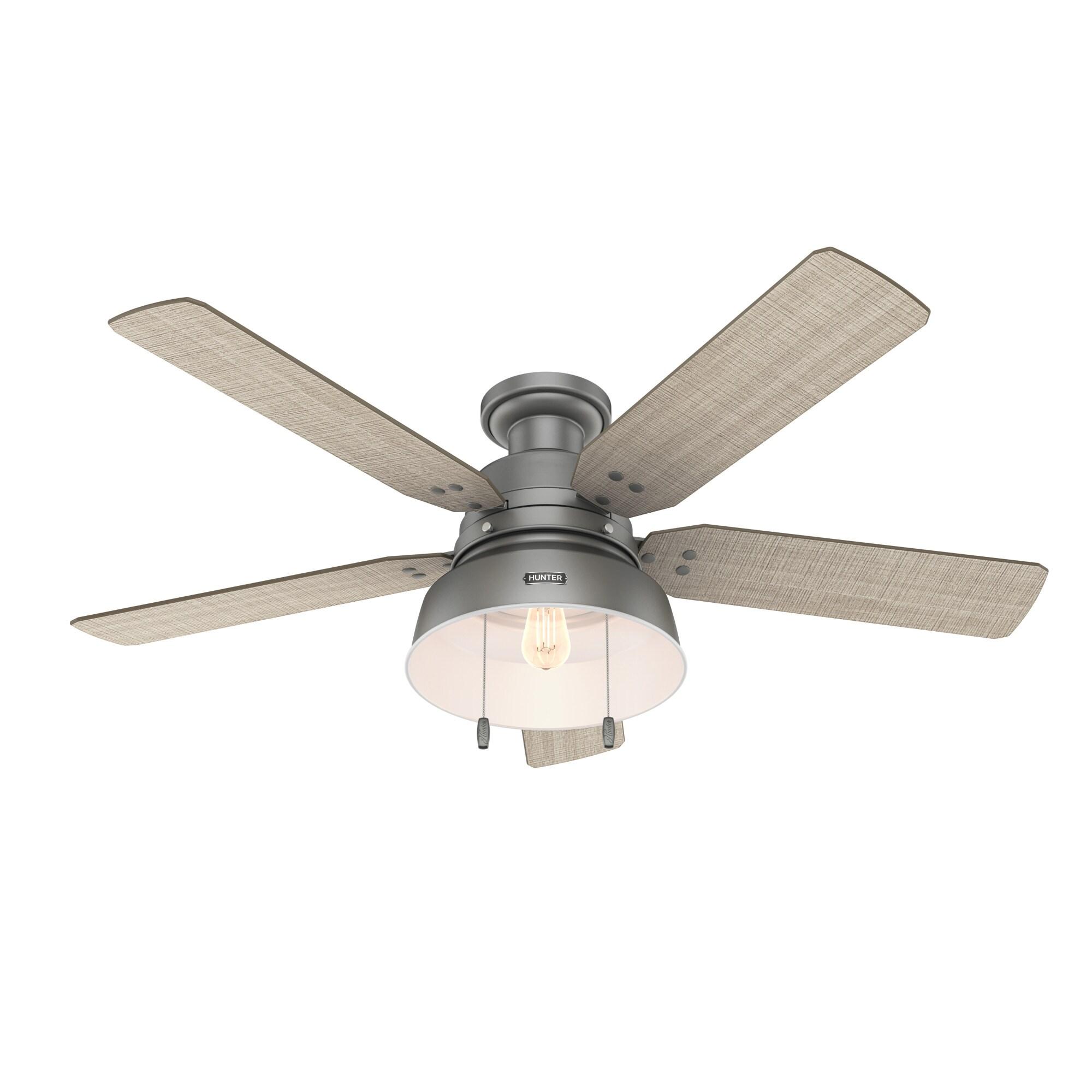 52" Mill Valley 5-Blade Outdoor Ceiling Fan with Light Kit