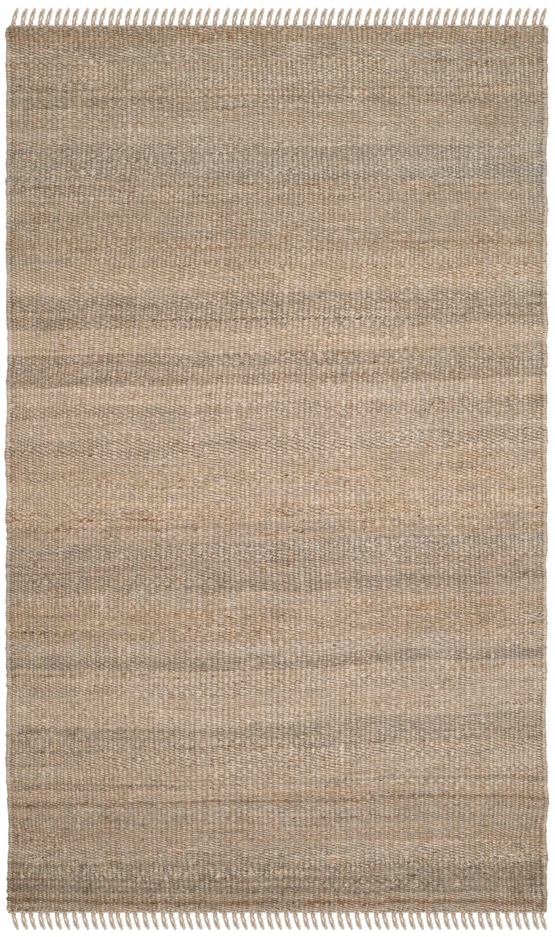 Natural Fiber NF368 Hand Woven Area Rug - Grey - 5'x8' - Safavieh.