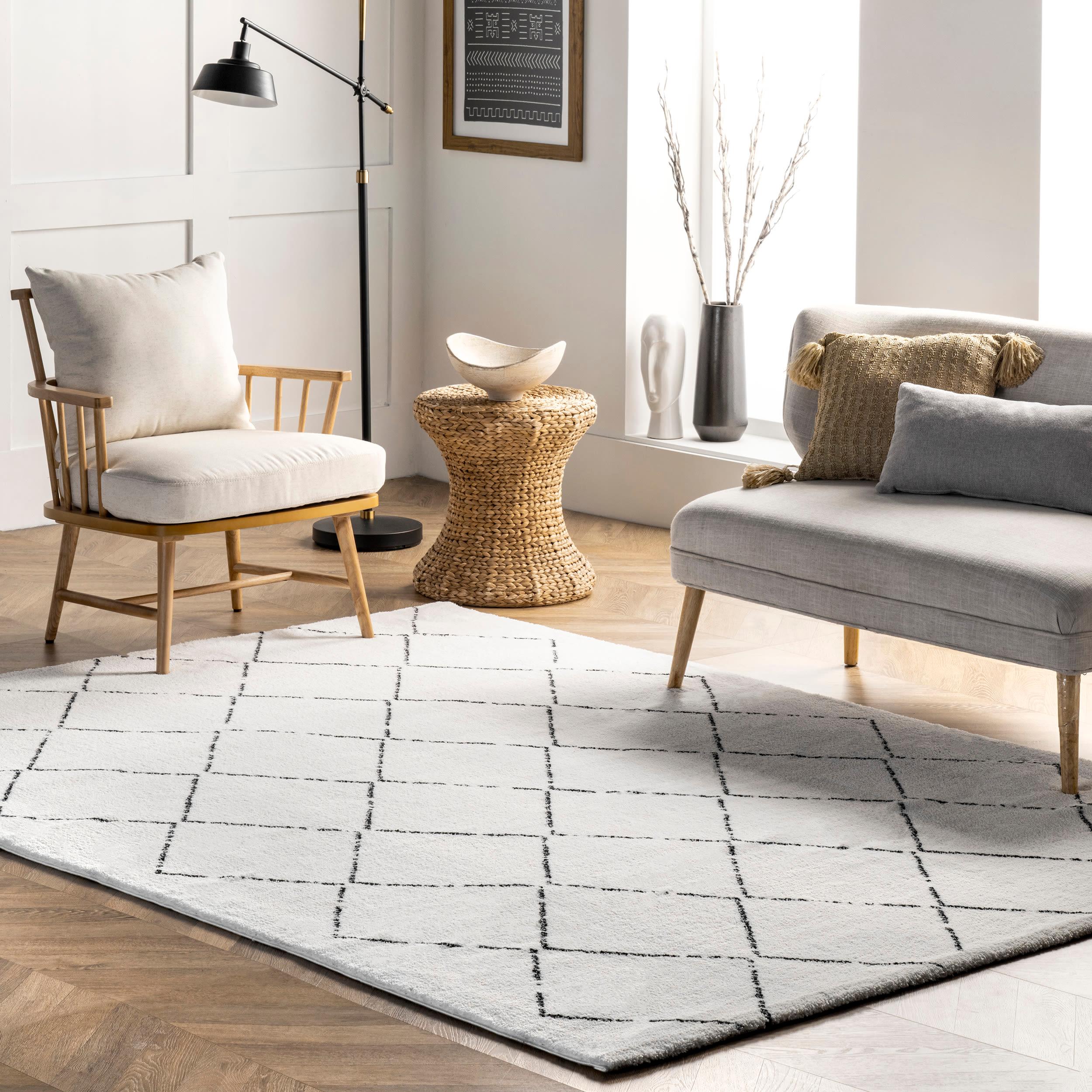 Nuloom Hand Tufted Corinth Shags Indoor Area Rug - Natural 3' 6" x 5' 6"