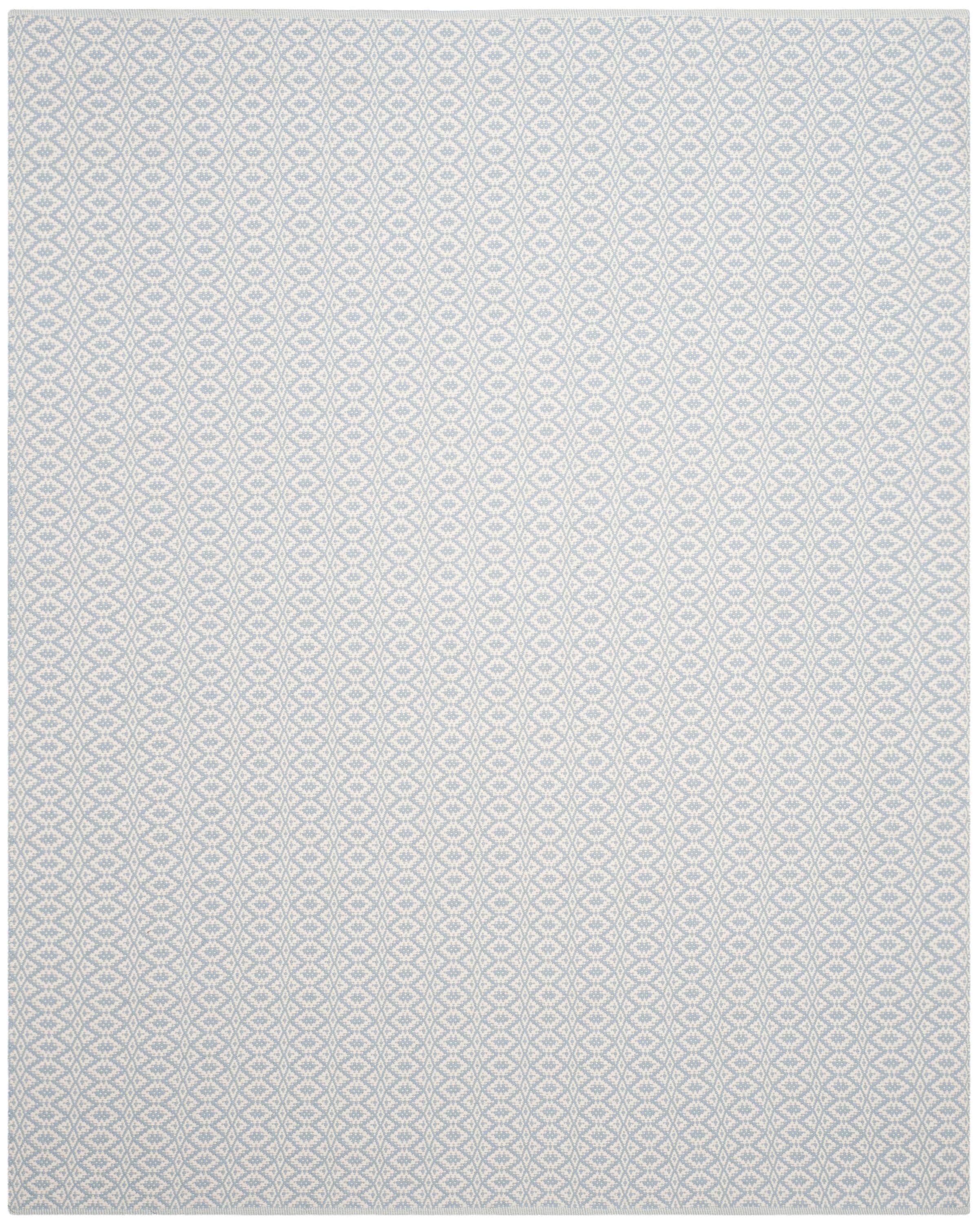 Montauk MTK716 Hand Woven Indoor Area Rug - Ivory/Light Blue - 8'x10' - Safavieh