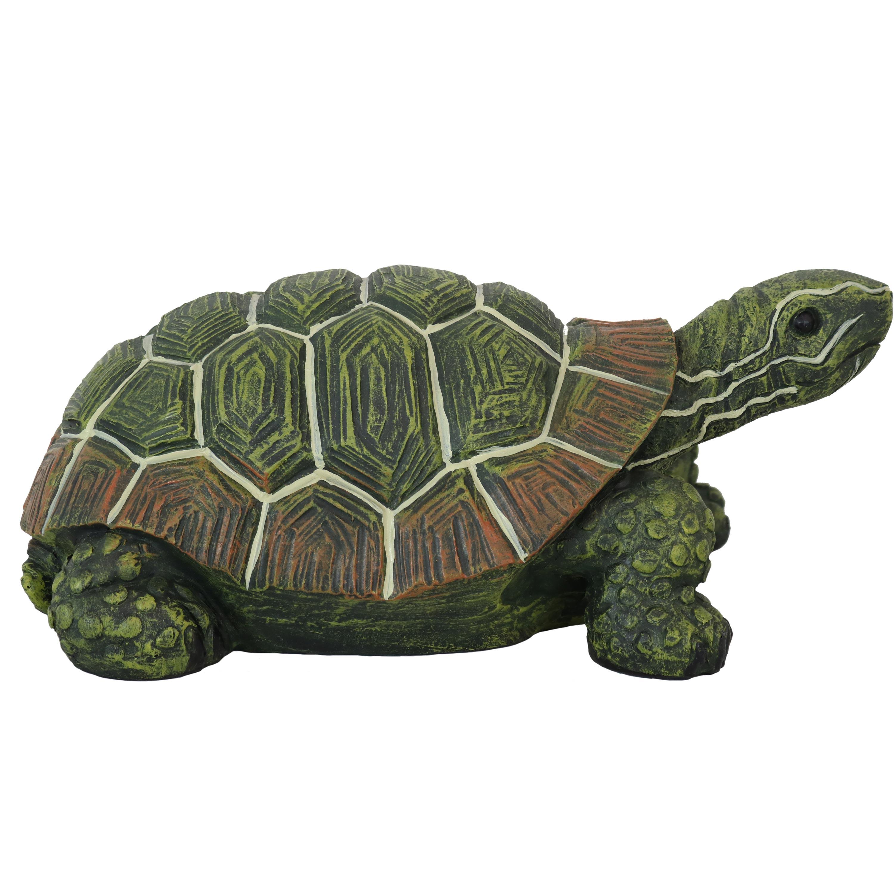 Sunnydaze Indoor/Outdoor Lifelike Terrance the Tortoise Patio Garden Yard Entryway Decorative Statue - 9" - 1 Statue