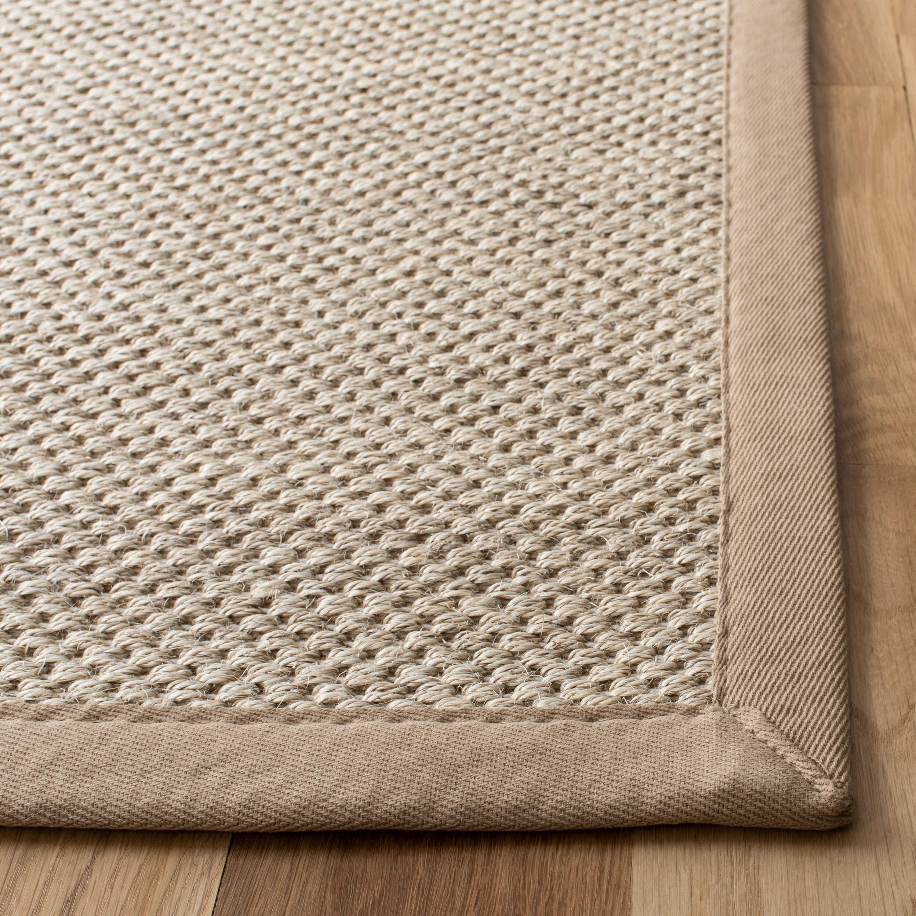 Natural Fiber NF143 Power Loomed Accent Rug - Marble/Linen - 2'x3' - Safavieh.