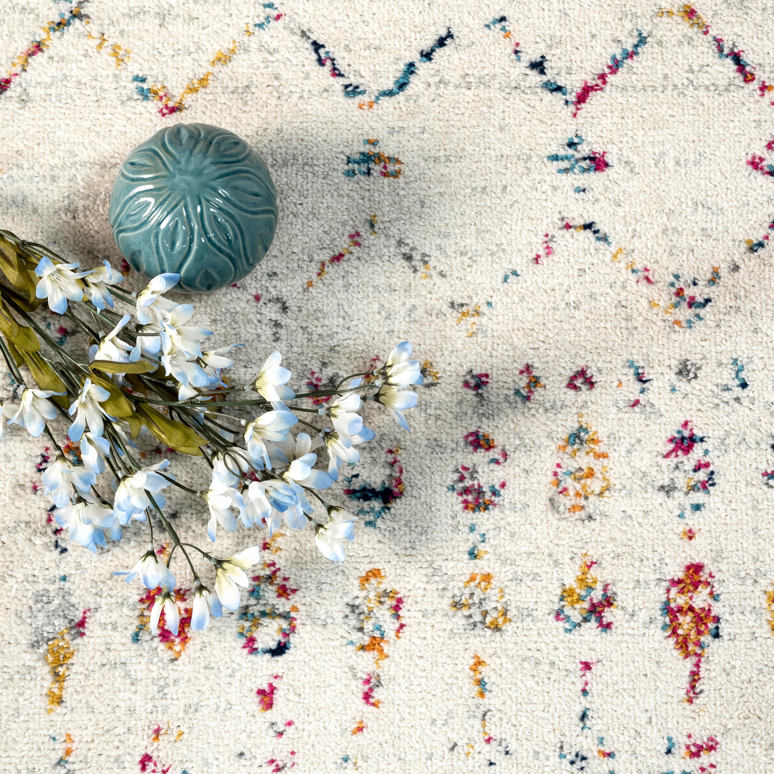 nuLOOM Moroccan Blythe Light Multi 8' x 10' Transitional Area Rug