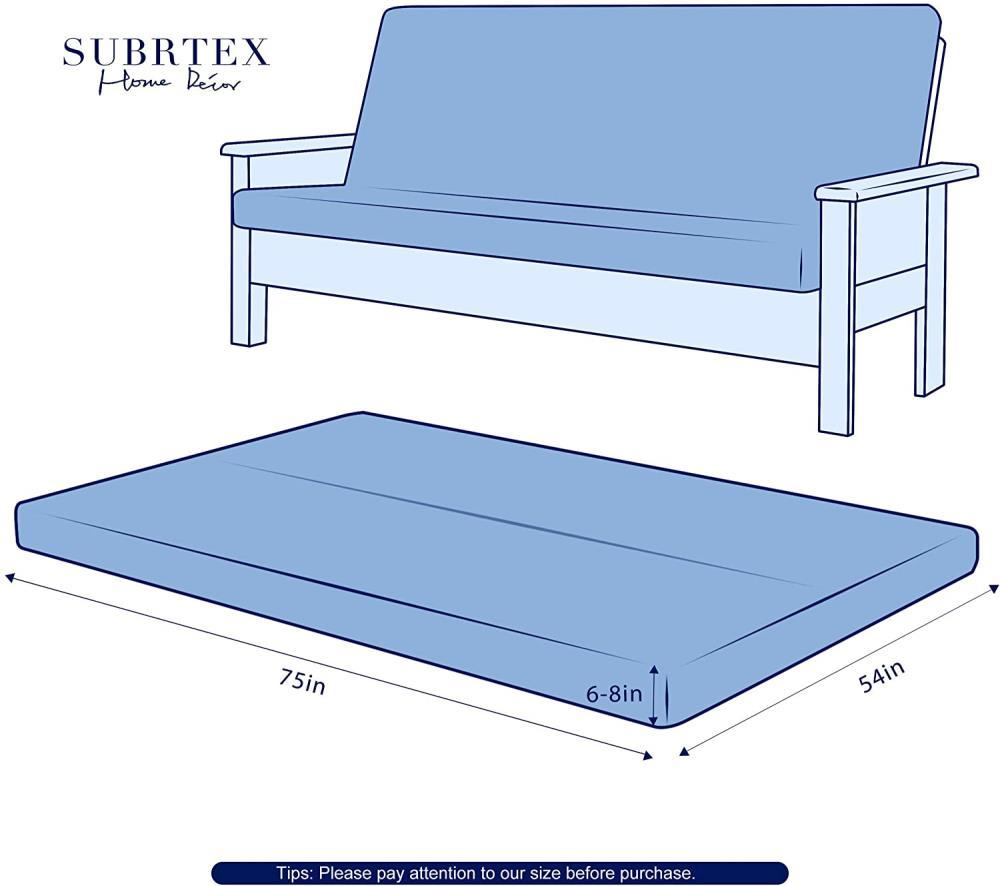 Box Cushion Futon Slipcover