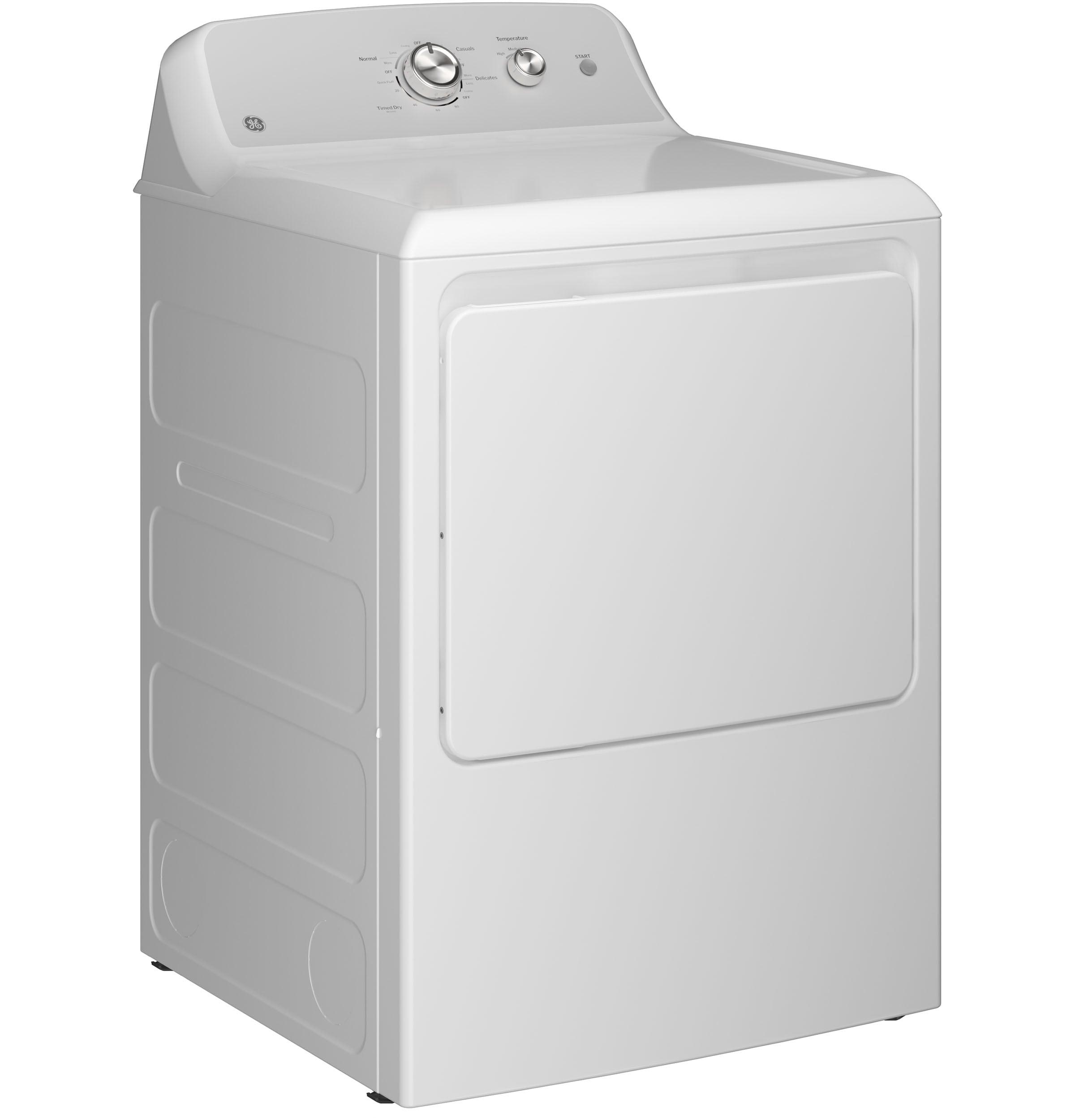 GE 7.2 Cu Ft Capacity Electric Dryer With Up To 120 Ft Venting​ And Reversible Door​