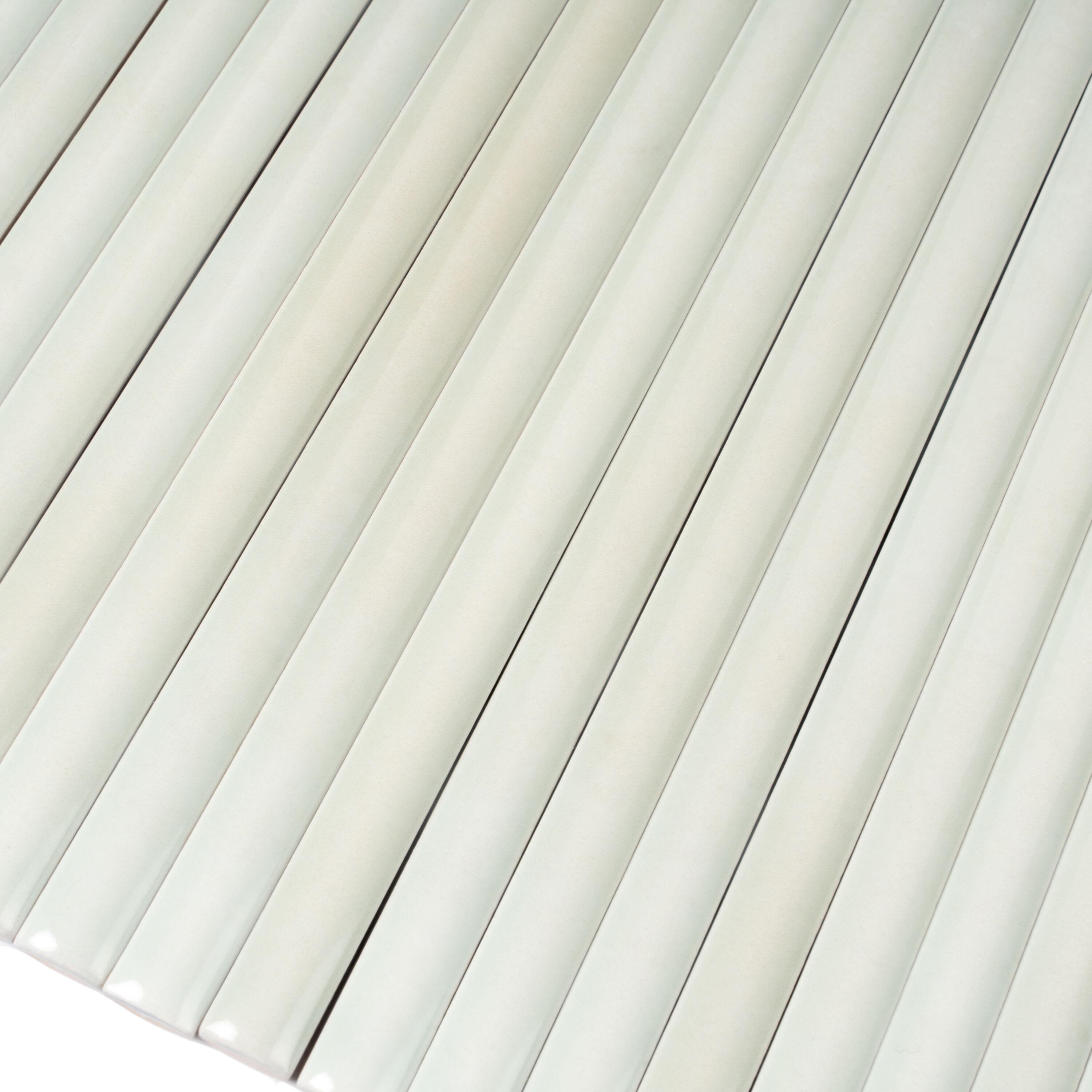 Apollo Tile Silken 7.9'' L x 0.5'' W Ceramic Round Tile Trim (Set of 10)