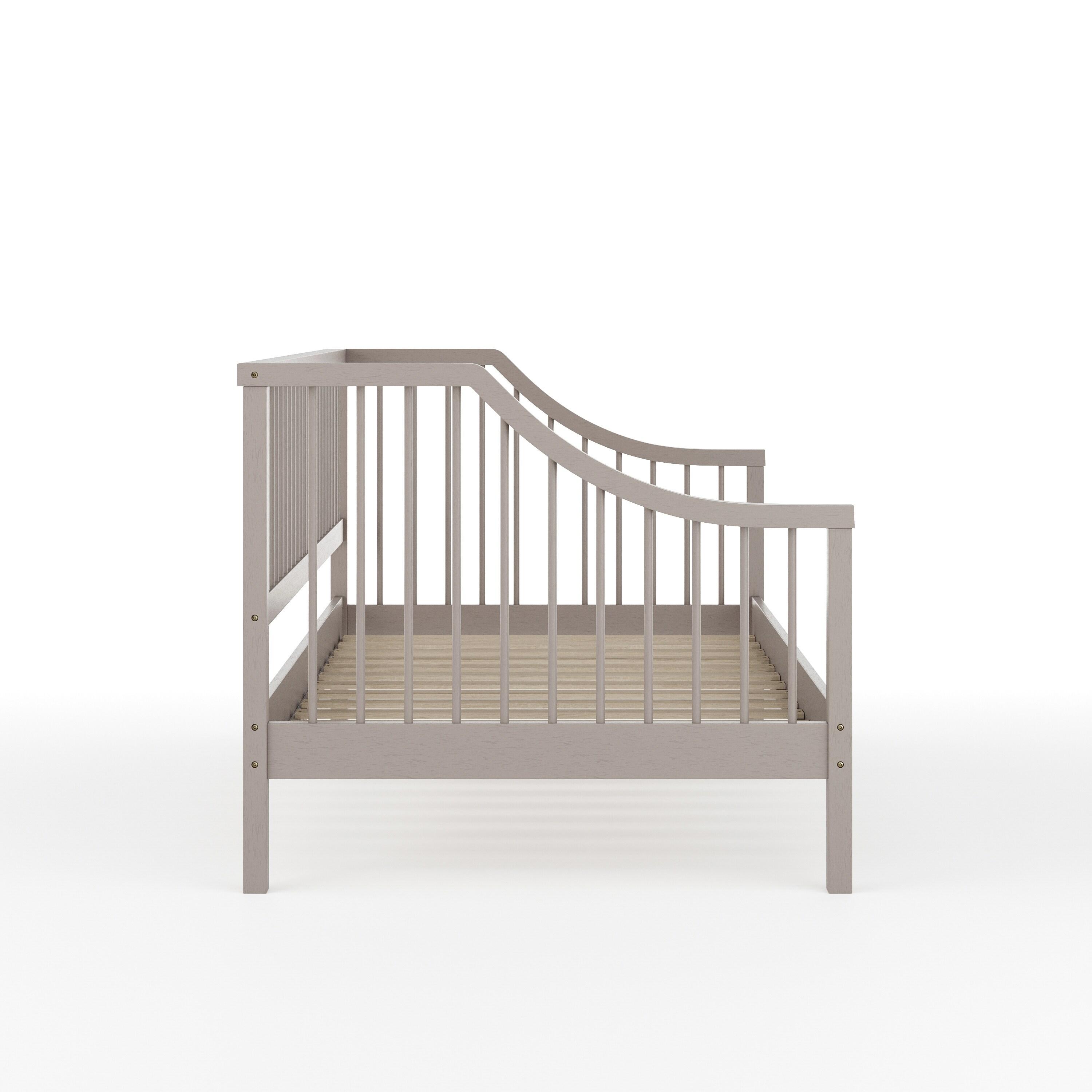 Martha Stewart Martha Stewart Neely Wooden Platform Daybed With Spindles And Wood Slat Foundation