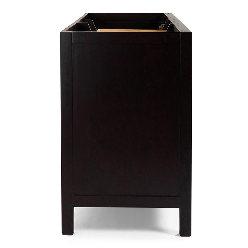 Ariel A073d-Bc Cambridge 72" Double Free Standing Vanity Cabinet Only - Brown