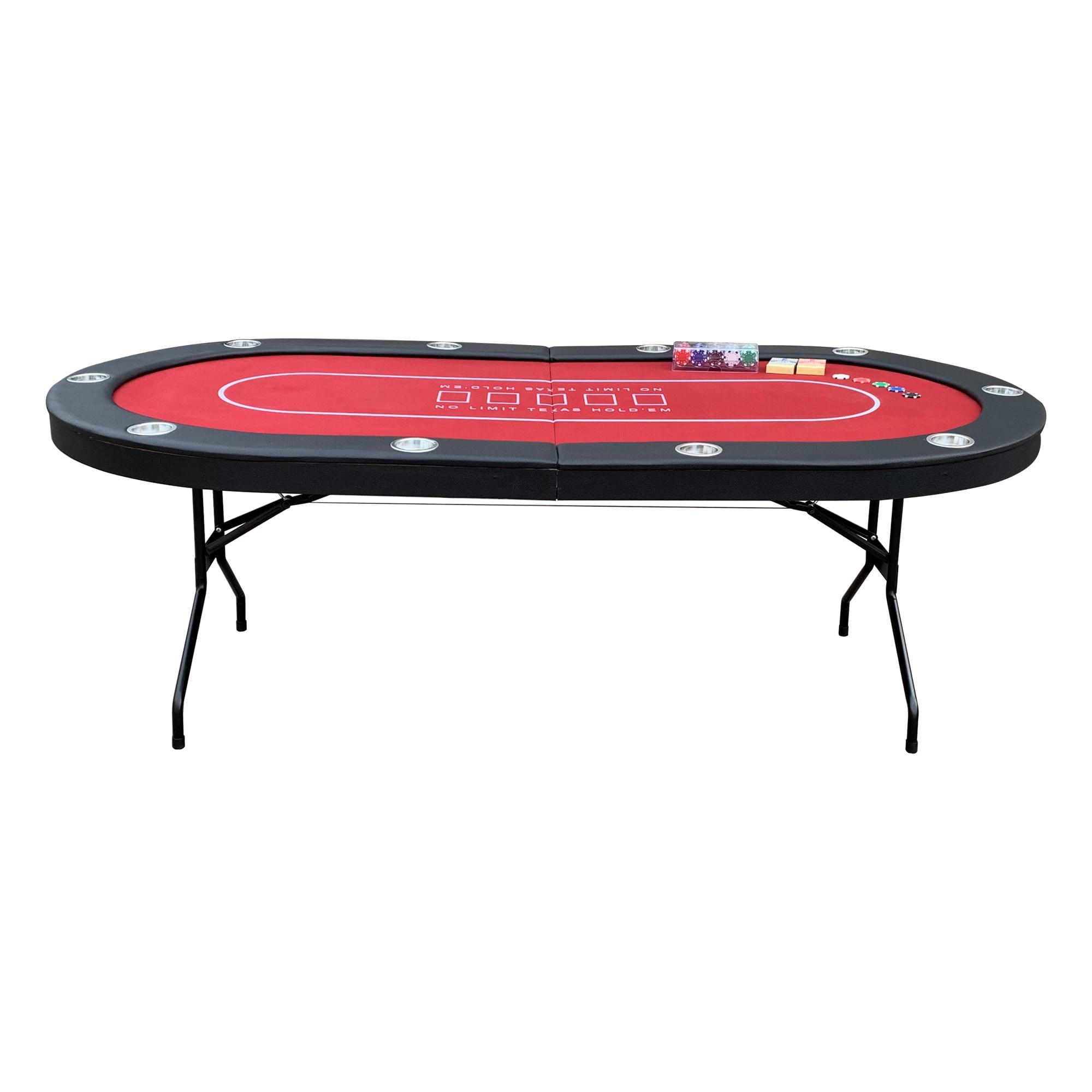 Hathaway Fourth Street Folding Texas Holdem' Table
