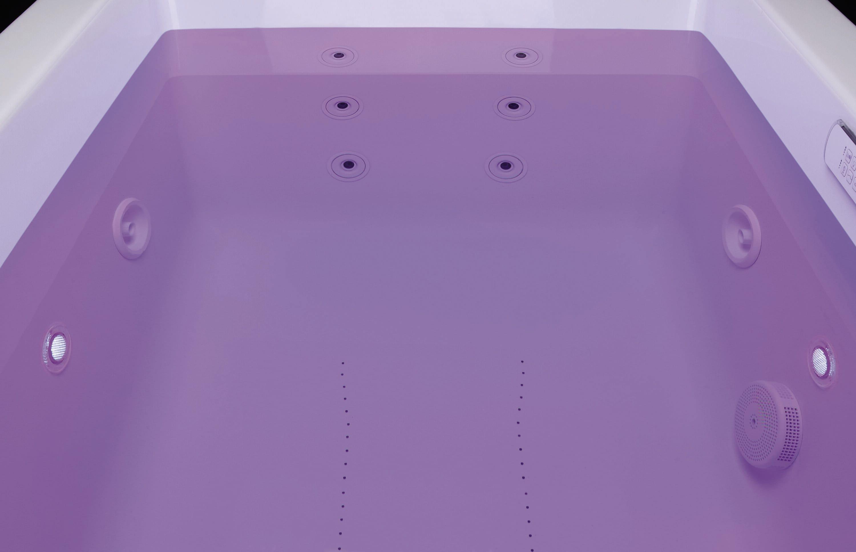 Anza™ Salon Chromatherapy 66" x 36" Drop in Combination Bathtub