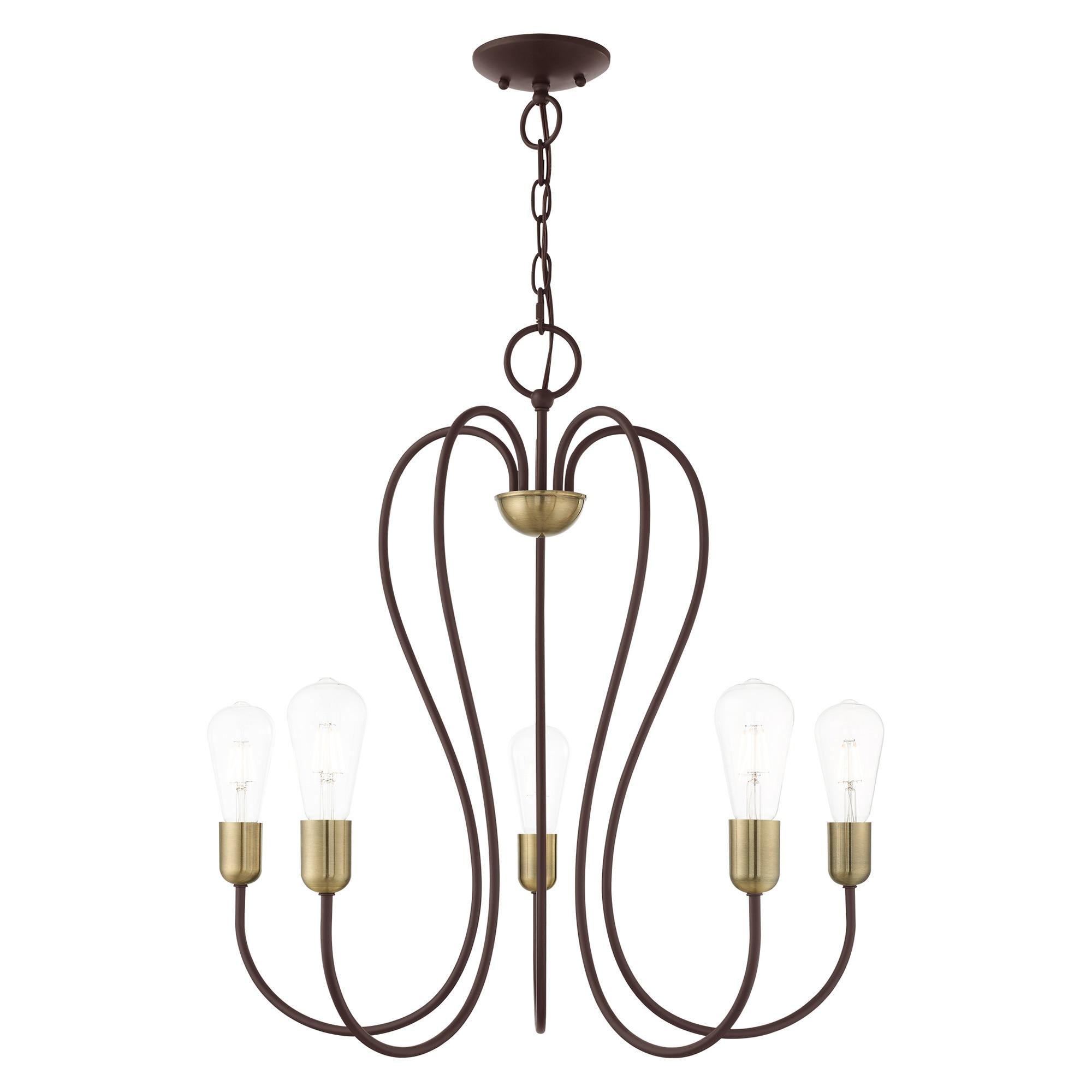 Livex Lighting - Lucerne - 5 Light Chandelier in New Traditional Style - 24