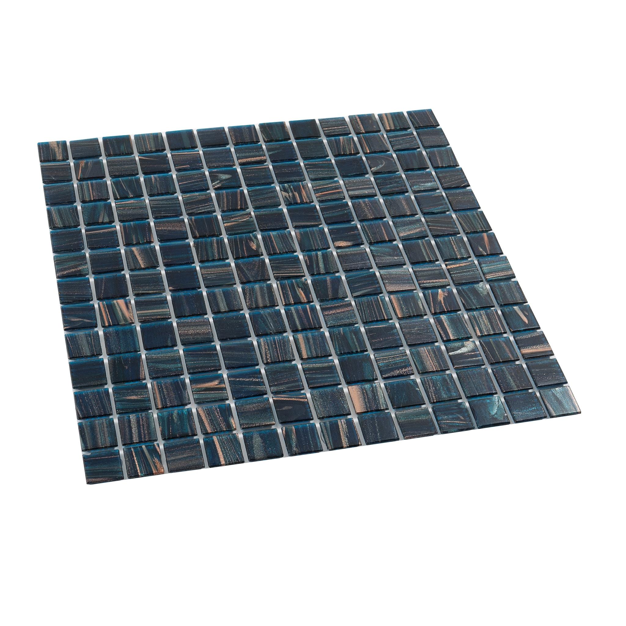 Celestial 0.8" x 0.8" Glass Grid Mosaic Wall & Floor Tile