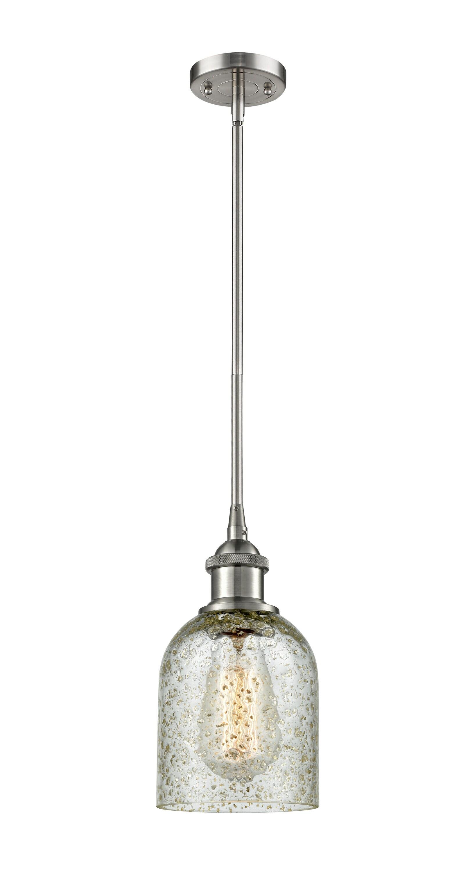 Innovations Lighting Caledonia 1 - Light Pendant in  Brushed Satin Nickel