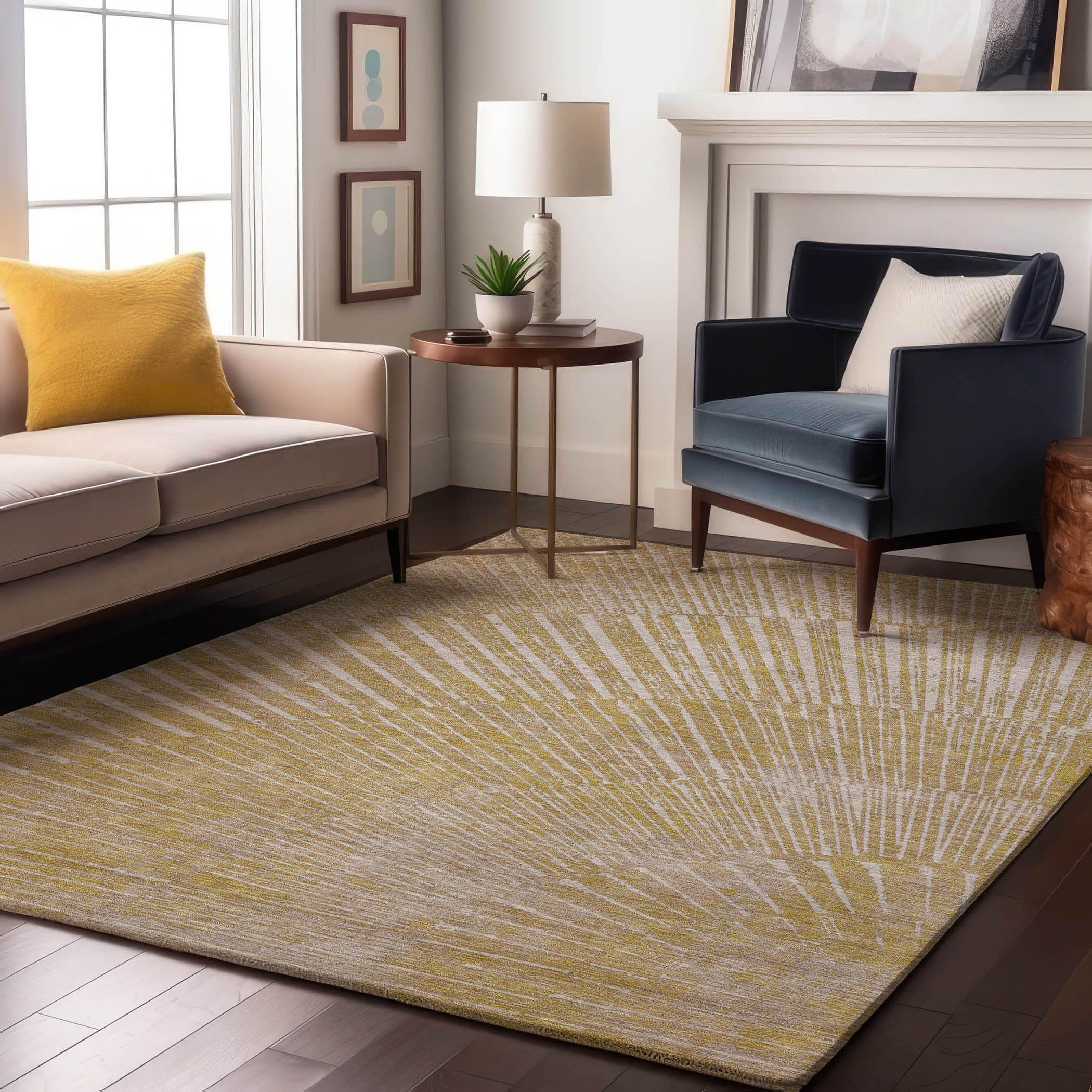 Cerrito Area Rug with Non-Slip Backing