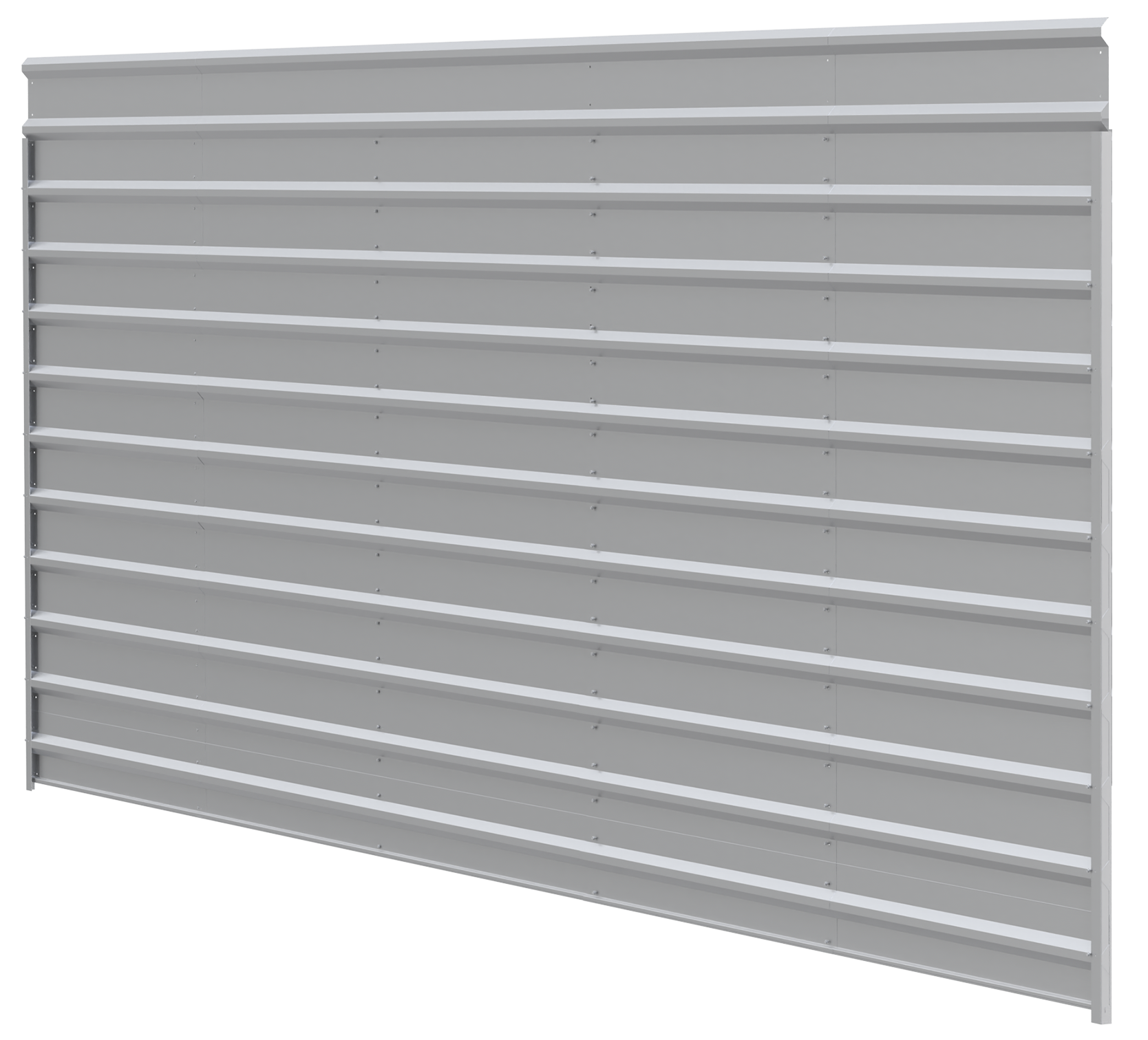 Arrow Single Wall Kit for Arrow Steel Carport Long