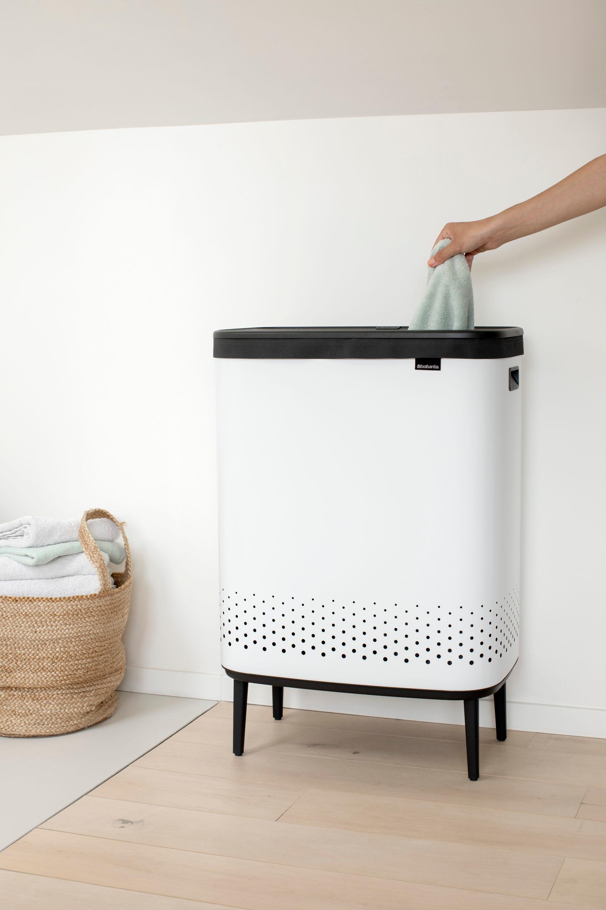 Brabantia Brabantia Bo Dual Compartment Laundry Hamper 2 x 11.9 Gallon (23.8 Gallon Capacity)