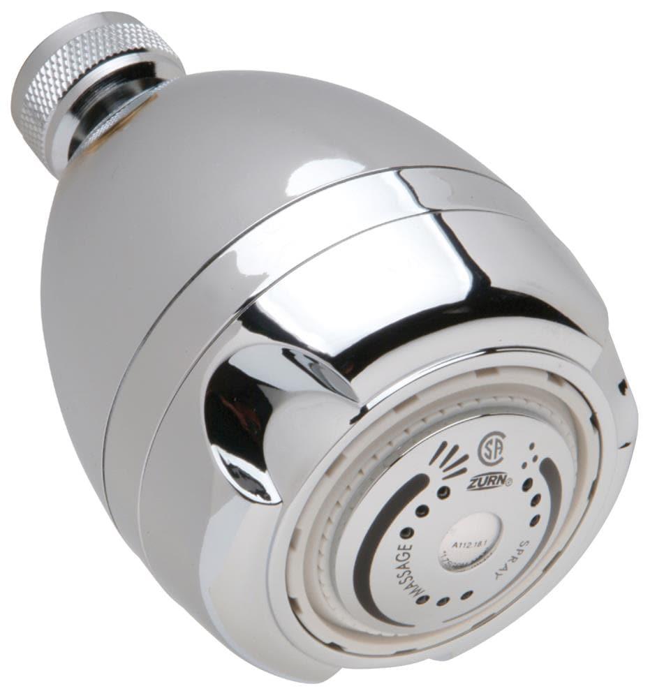 Polished Chrome Dual Function Wall Mounted Showerhead