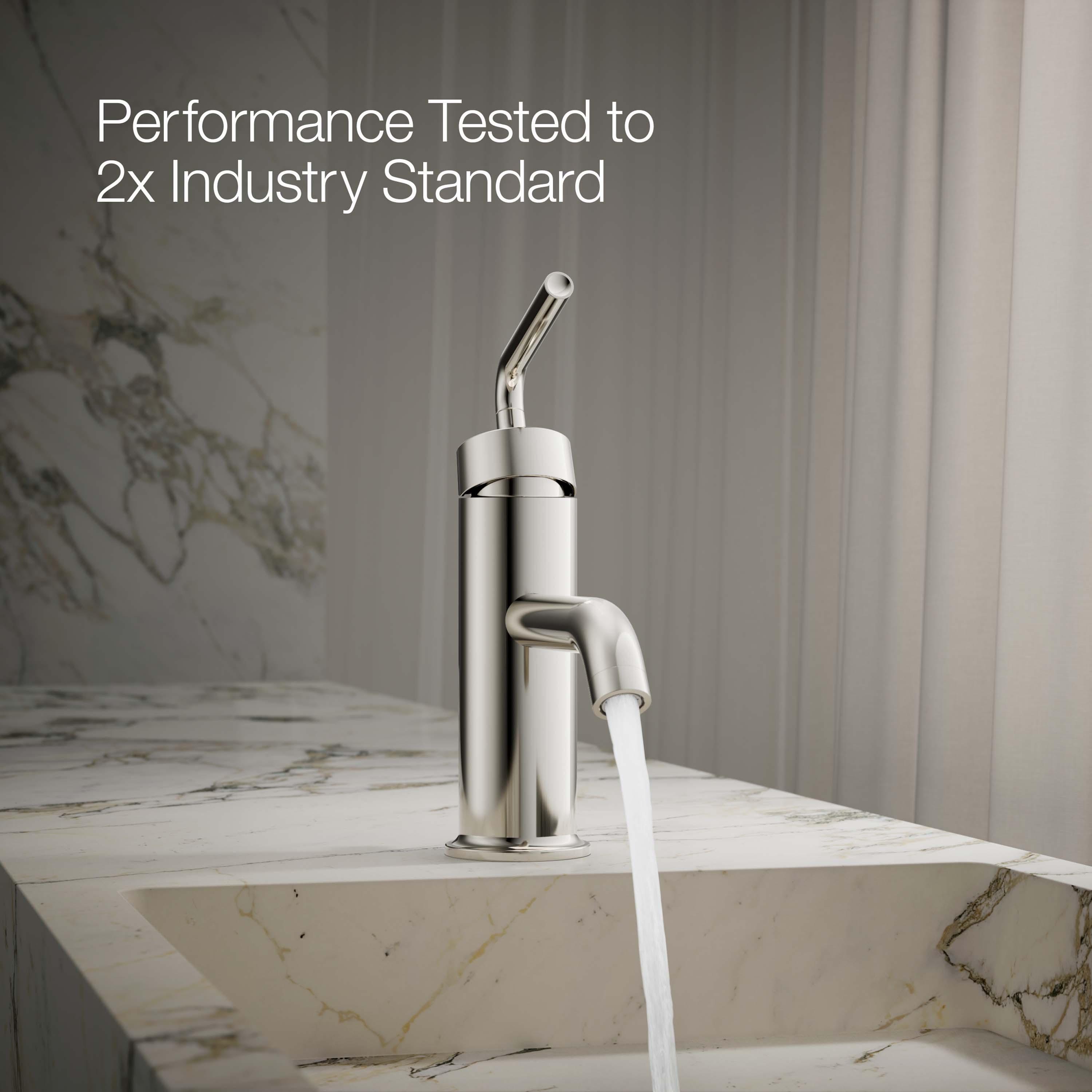 Purist® Single Hole Bathroom Faucet with Drain Assembly