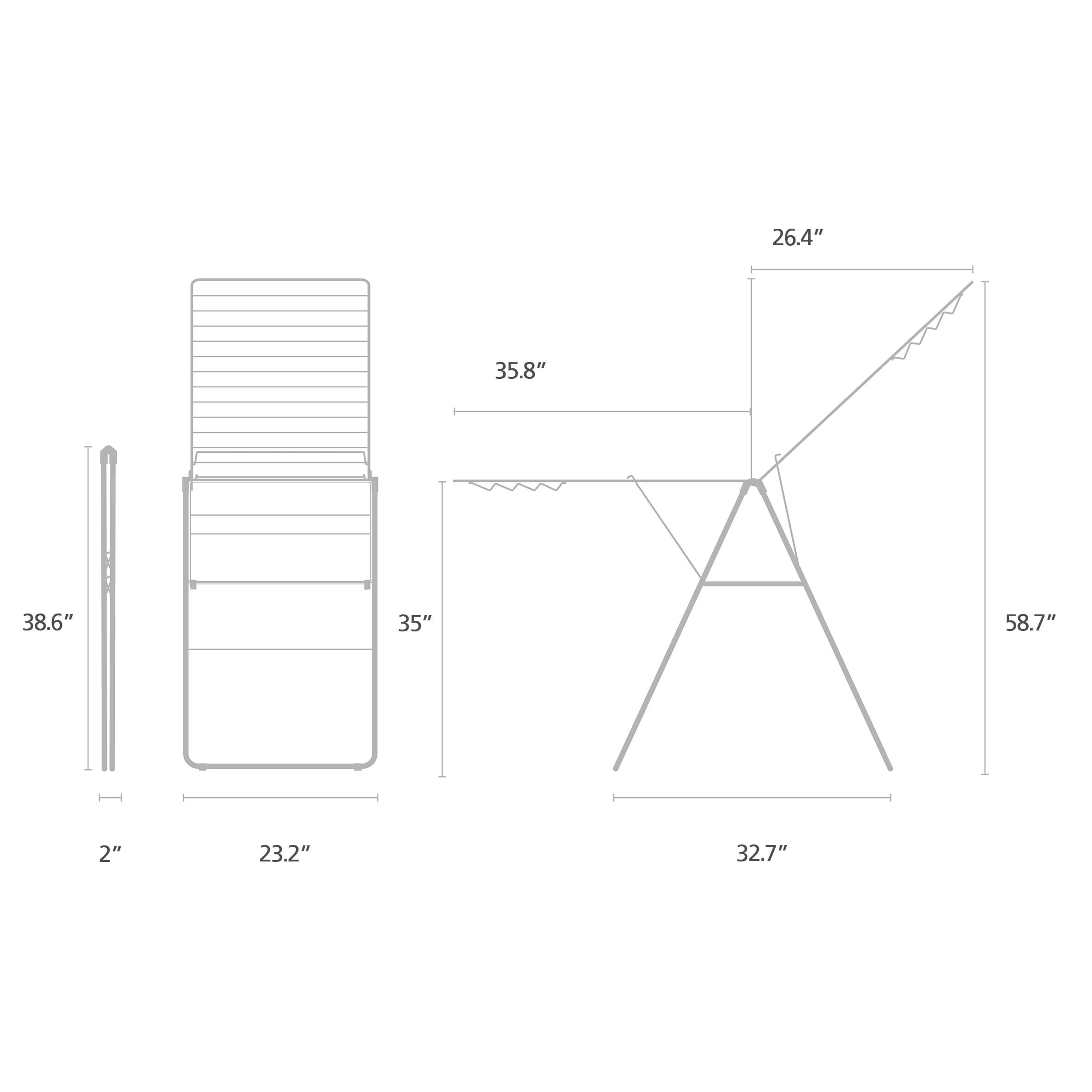 Brabantia Brabantia HangOn Foldable Clothes Drying Rack - 82 Feet (25m)