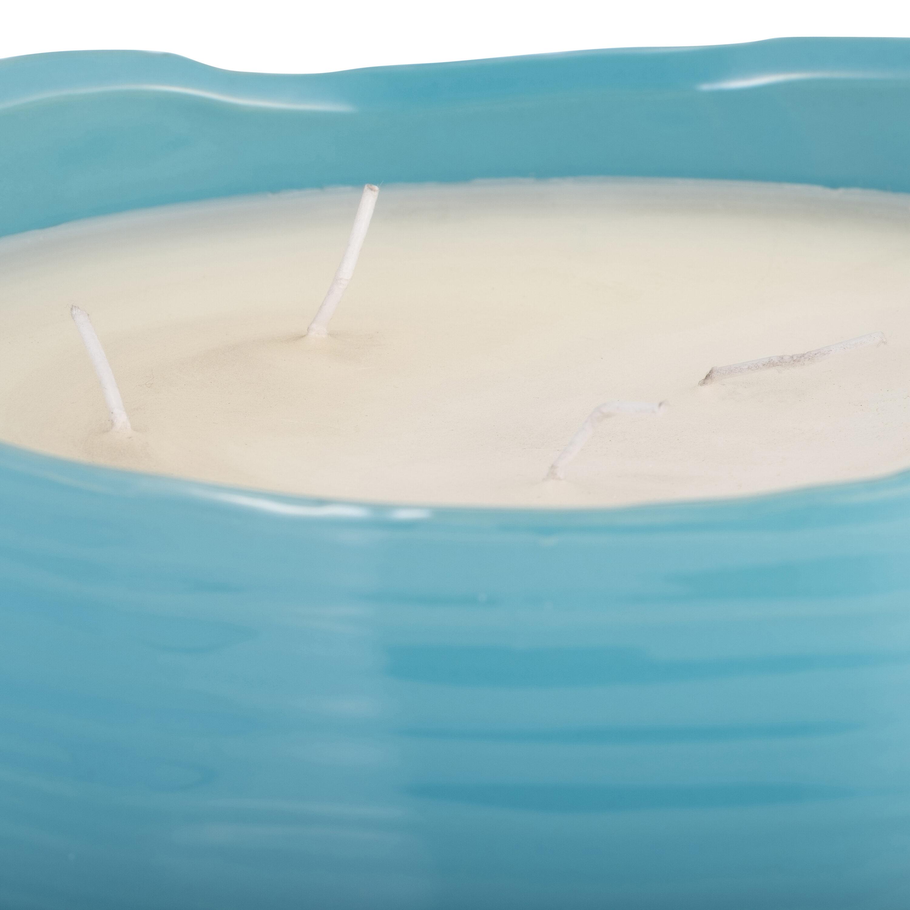 Sagebrook Home Citronella Candle / Planter 10" Sky 67oz