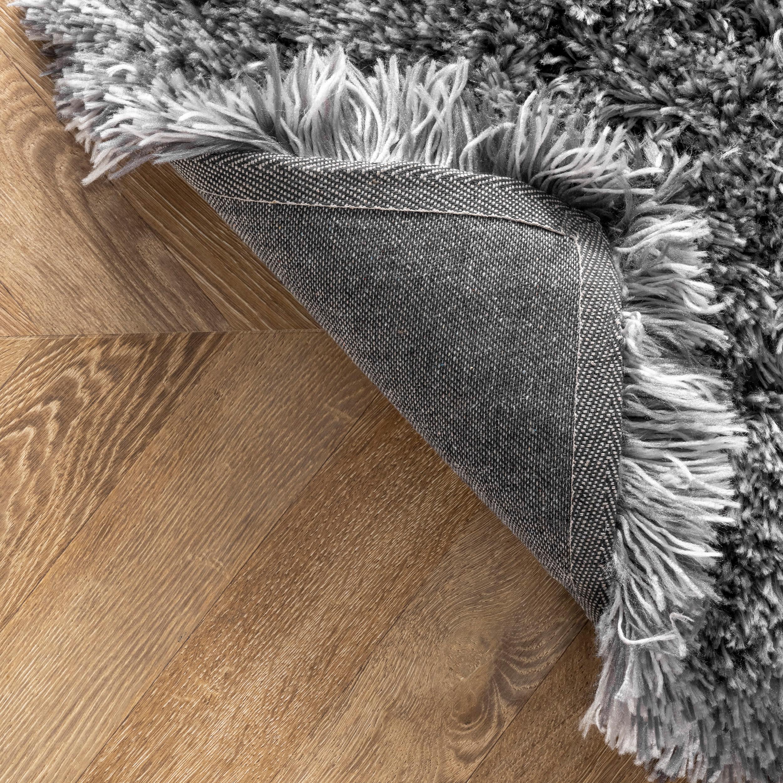 3'x5' Hand Tufted Kristan Shag Area Rug Gray - nuLOOM: Modern High Pile Rectangle, Indoor Polyester Rug