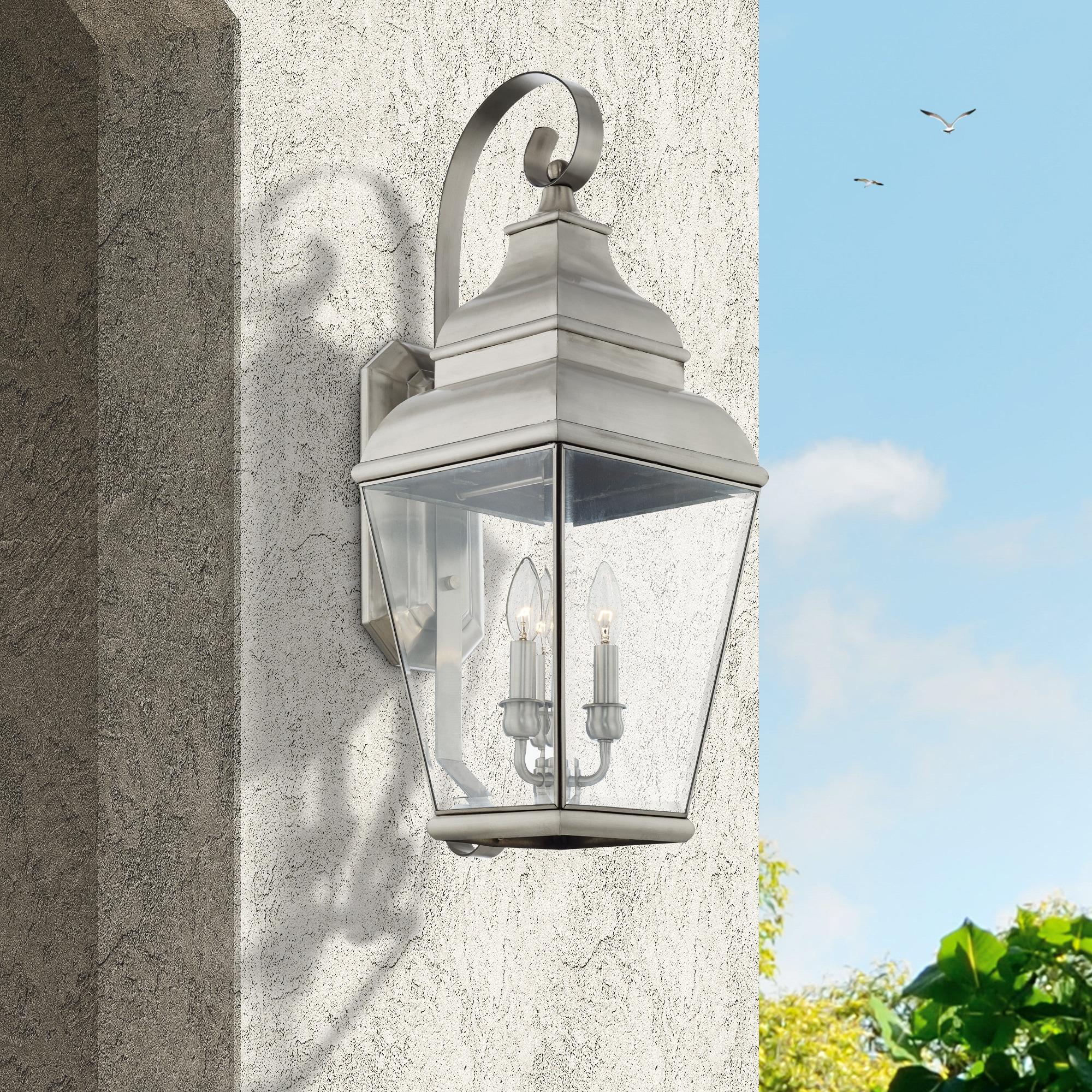 Livex Lighting Exeter 3 - Light Wall Light in  Brushed Nickel