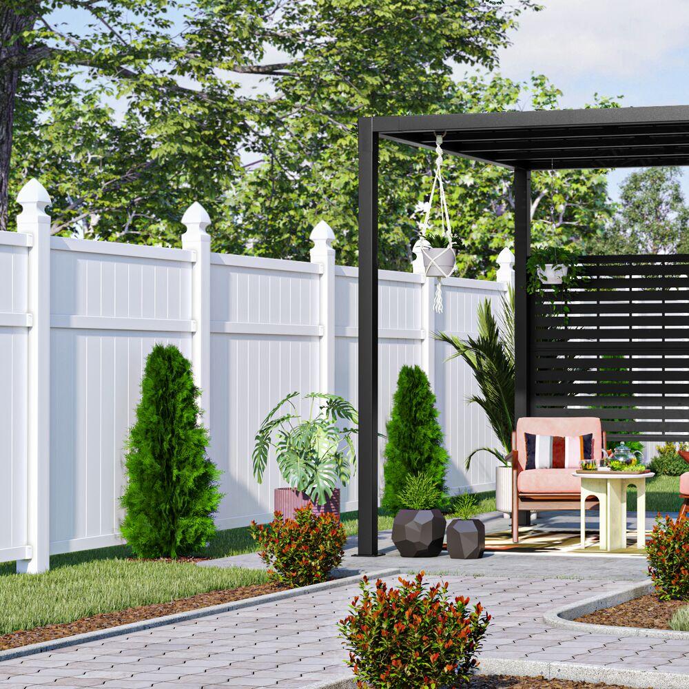 Barrette Outdoor Living Barrette Outdoor Living White Vinyl Post Cap for Posts