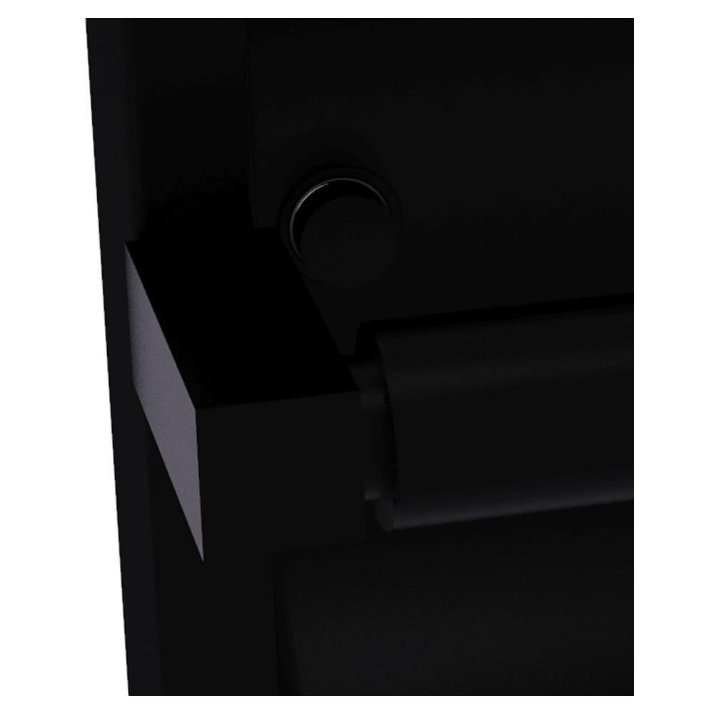 Montero Collection Recessed Toilet Paper Holder in Matte Black