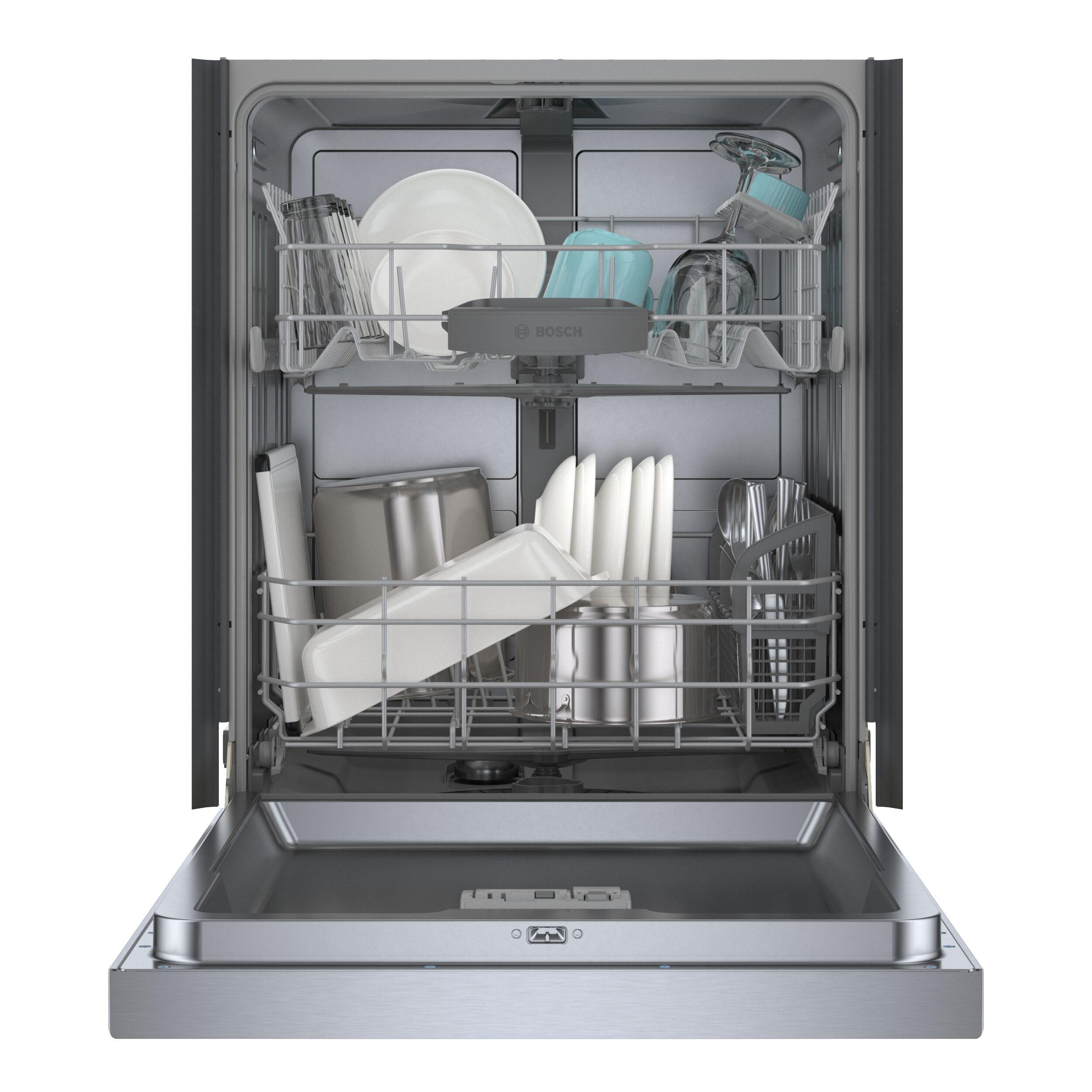 100 Series 24" Front Control Built-In Dishwasher with Hybrid Tub